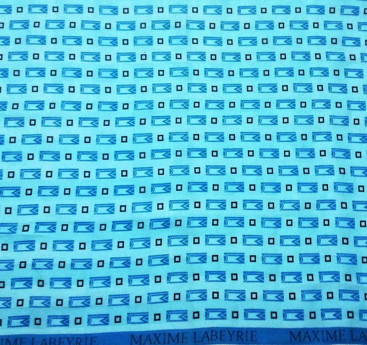 Other Maxime Labeyril Paris Blue Bandana Handkerchief Size ONE SIZE - 7 Thumbnail