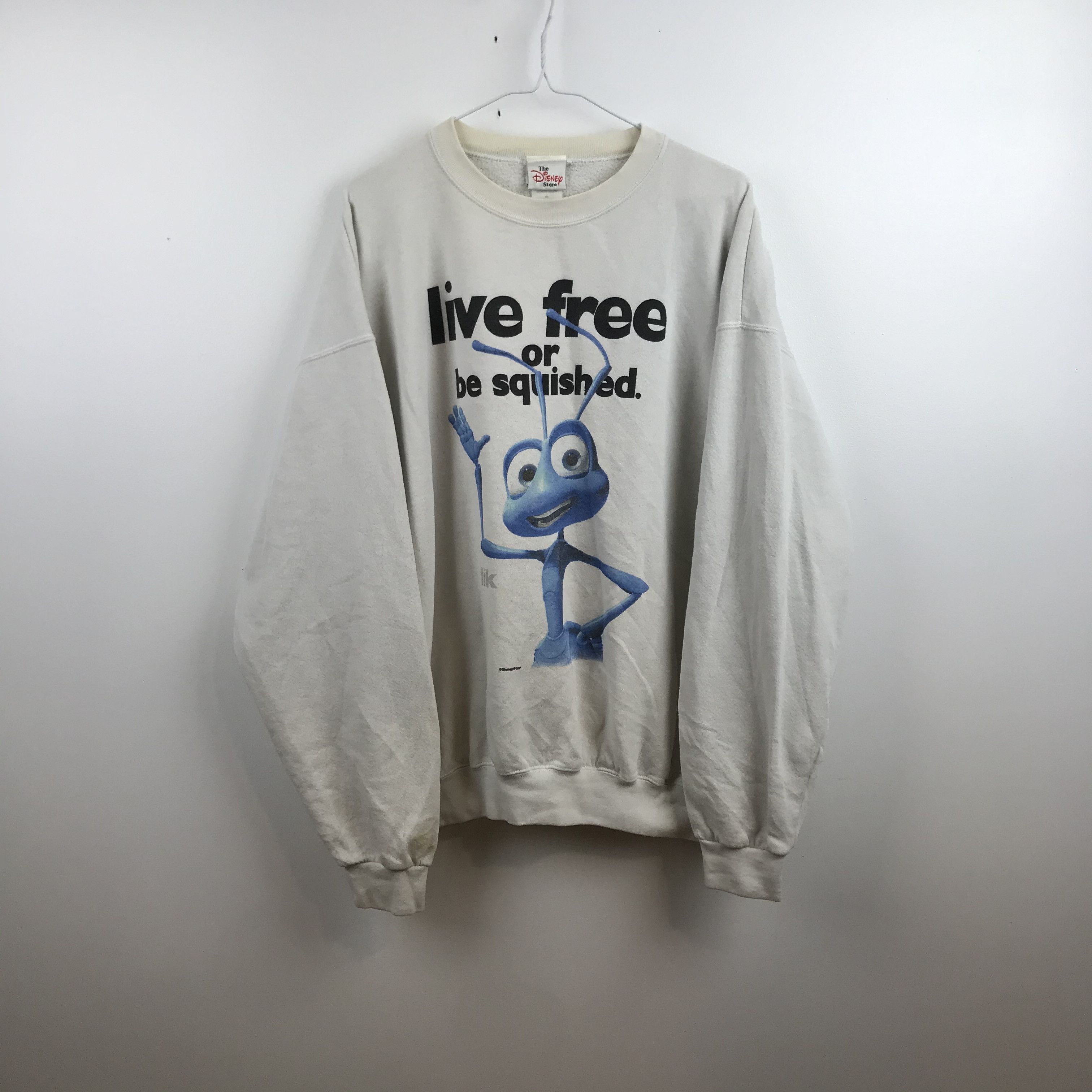 トップス disney pixar bugs life 90s vintage sweat Vtg 90s Disney Pixar A Bugs Life Official Movie Promo Shirt