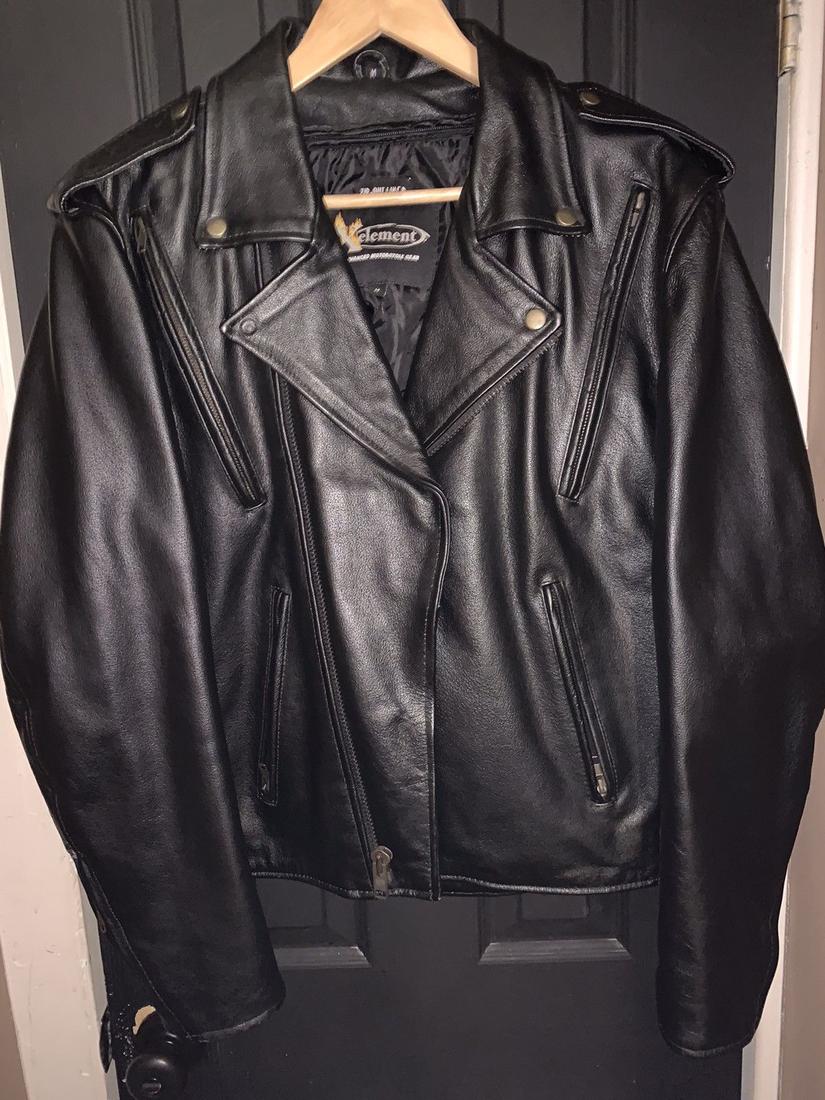 Vintage × Xelement Leather Motorcycle Jacket Size US M / EU 48-50 / 2 - 1 Thumbnail