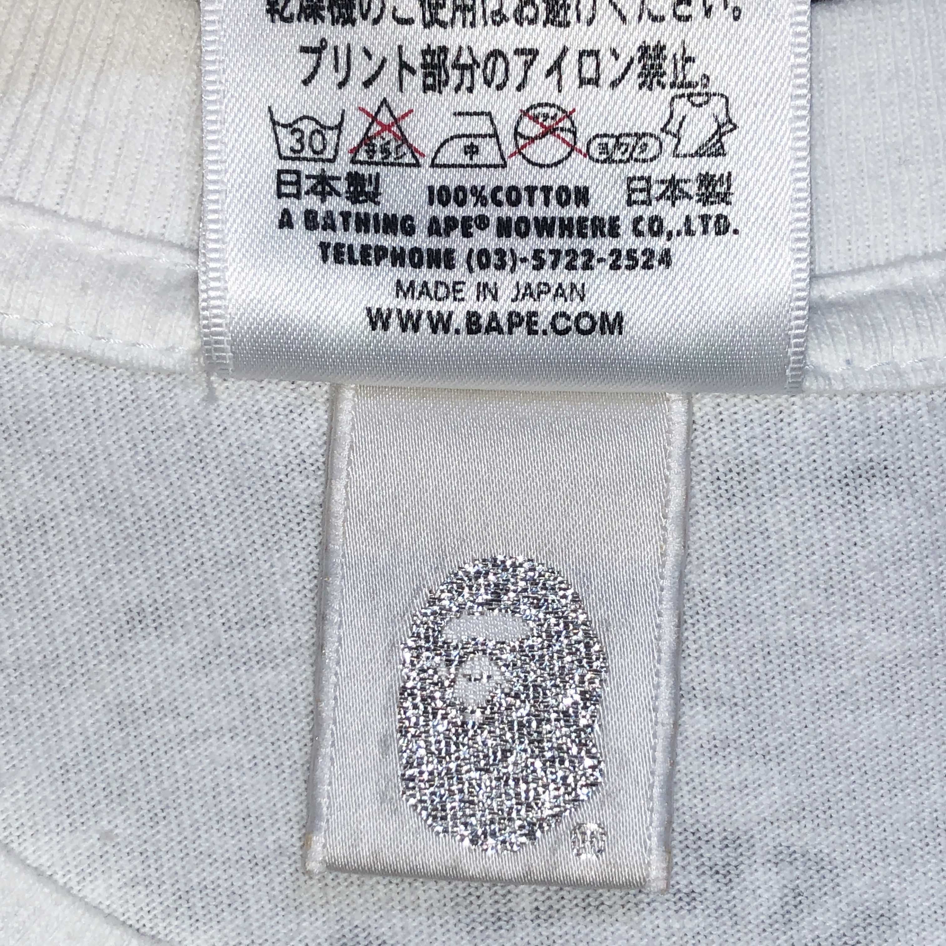 Bape Bape General Head College Tee Size US M / EU 48-50 / 2 - 6 Thumbnail