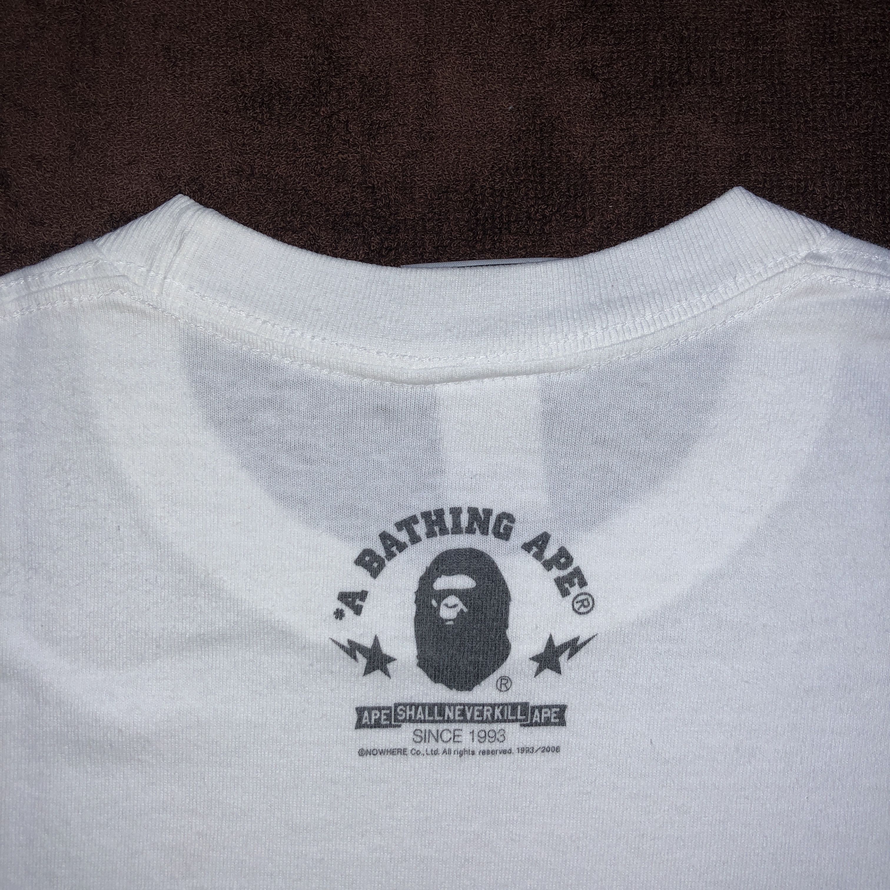 Bape Bape General Head College Tee Size US M / EU 48-50 / 2 - 4 Thumbnail