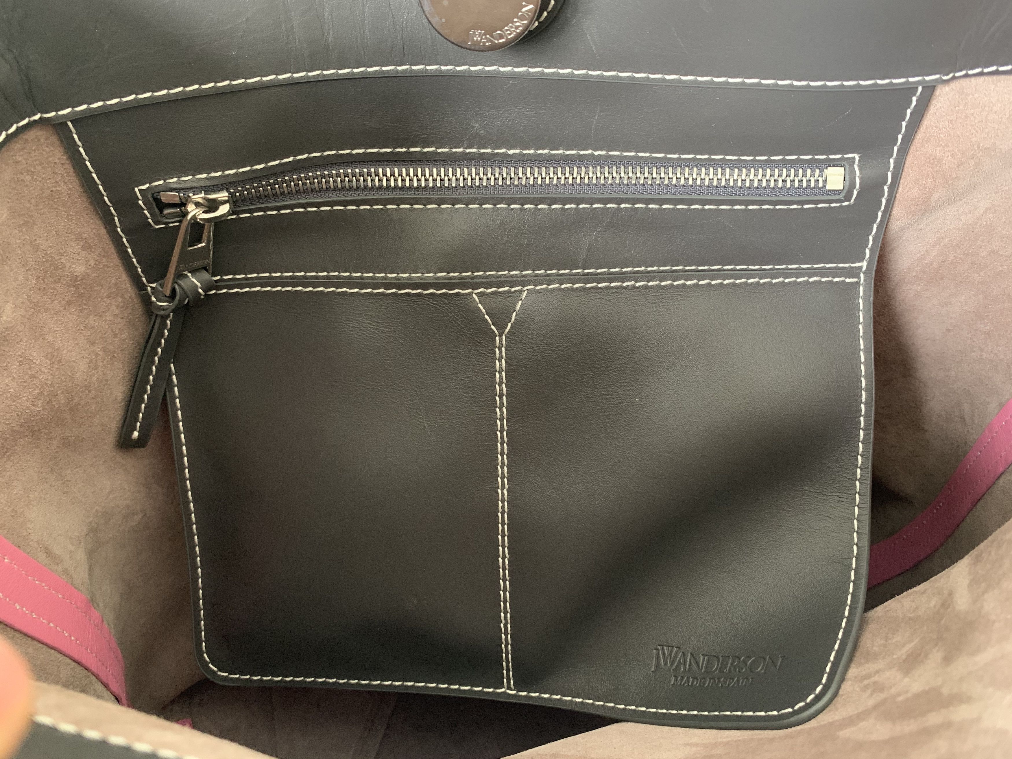JW Anderson Large Black Logo Grid Keyts Tote Size ONE SIZE - 12 Thumbnail