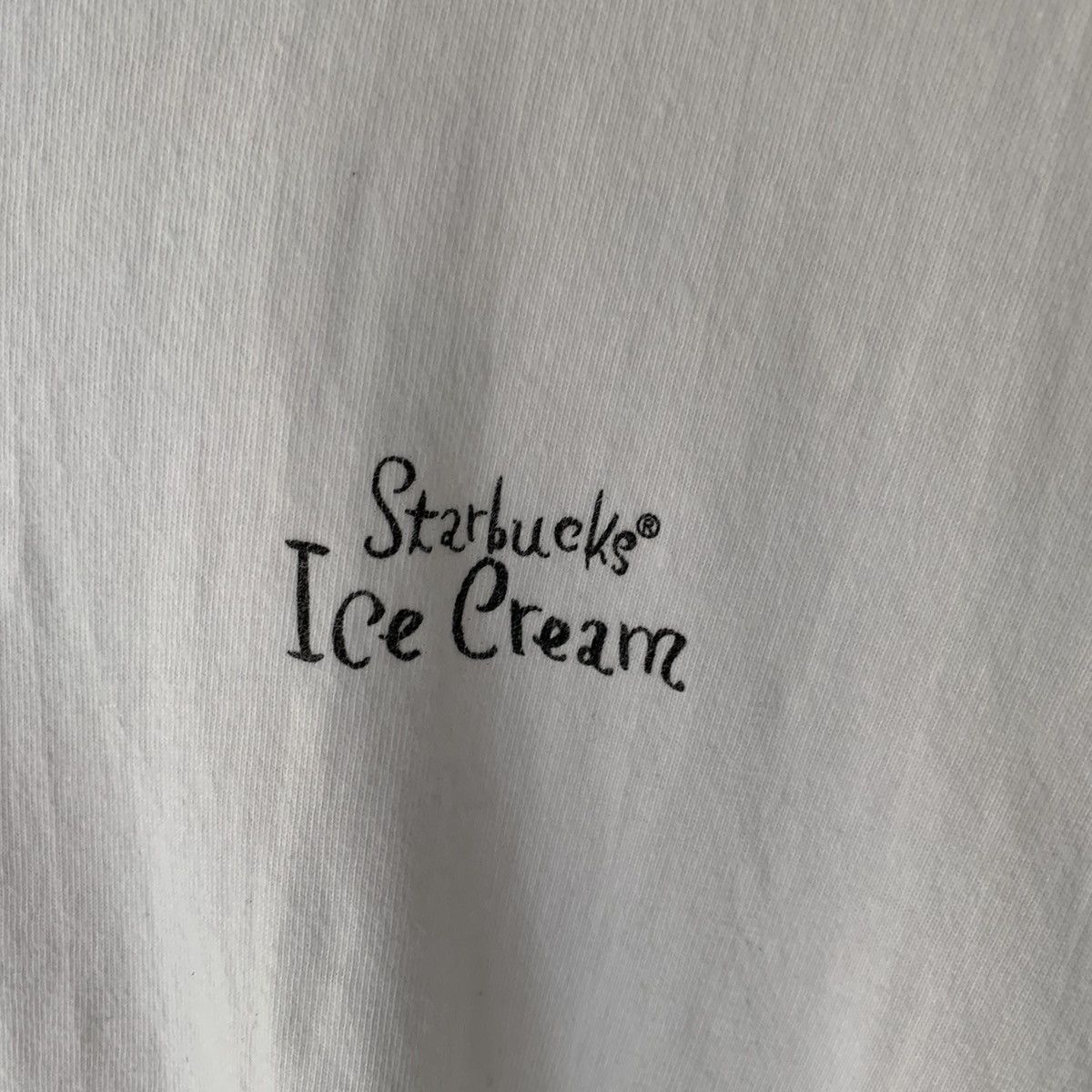 Vintage Starbucks Ice Cream Promo Tee Size US L / EU 52-54 / 3 - 6 Thumbnail