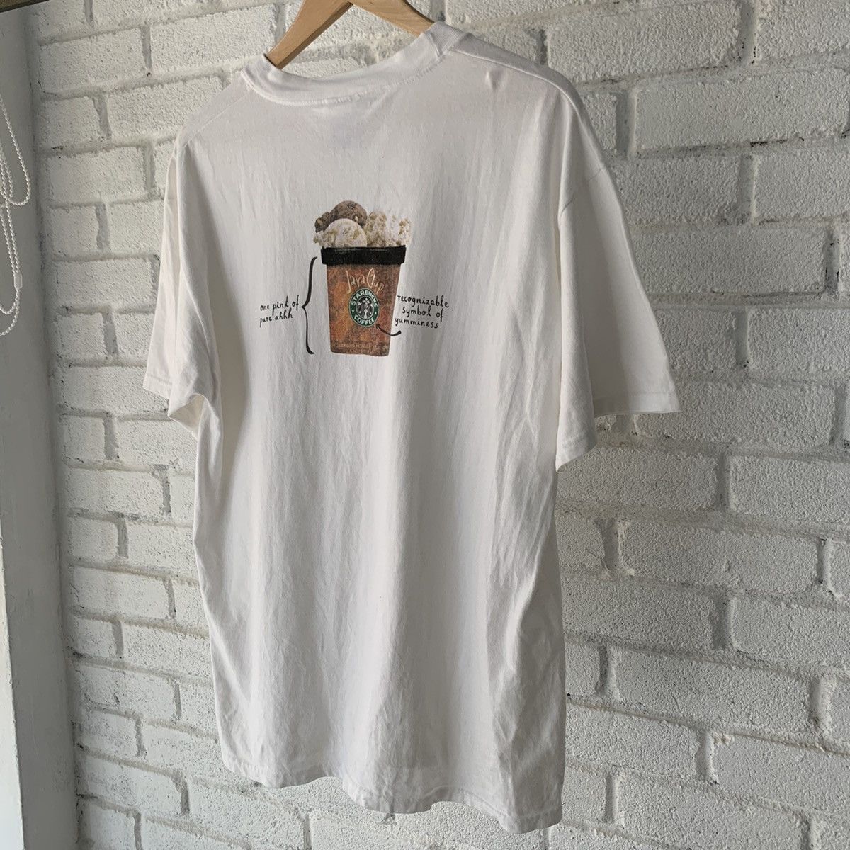 Vintage Starbucks Ice Cream Promo Tee Size US L / EU 52-54 / 3 - 3 Thumbnail