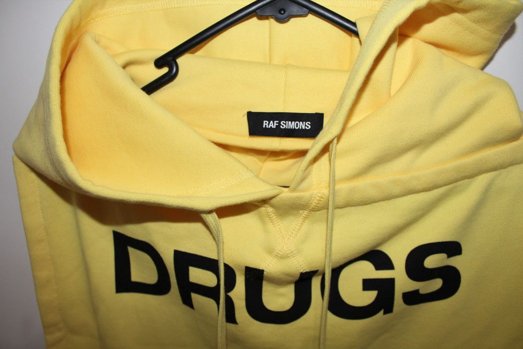 Raf Simons AW18 Drugs Panel Hoodie | Grailed