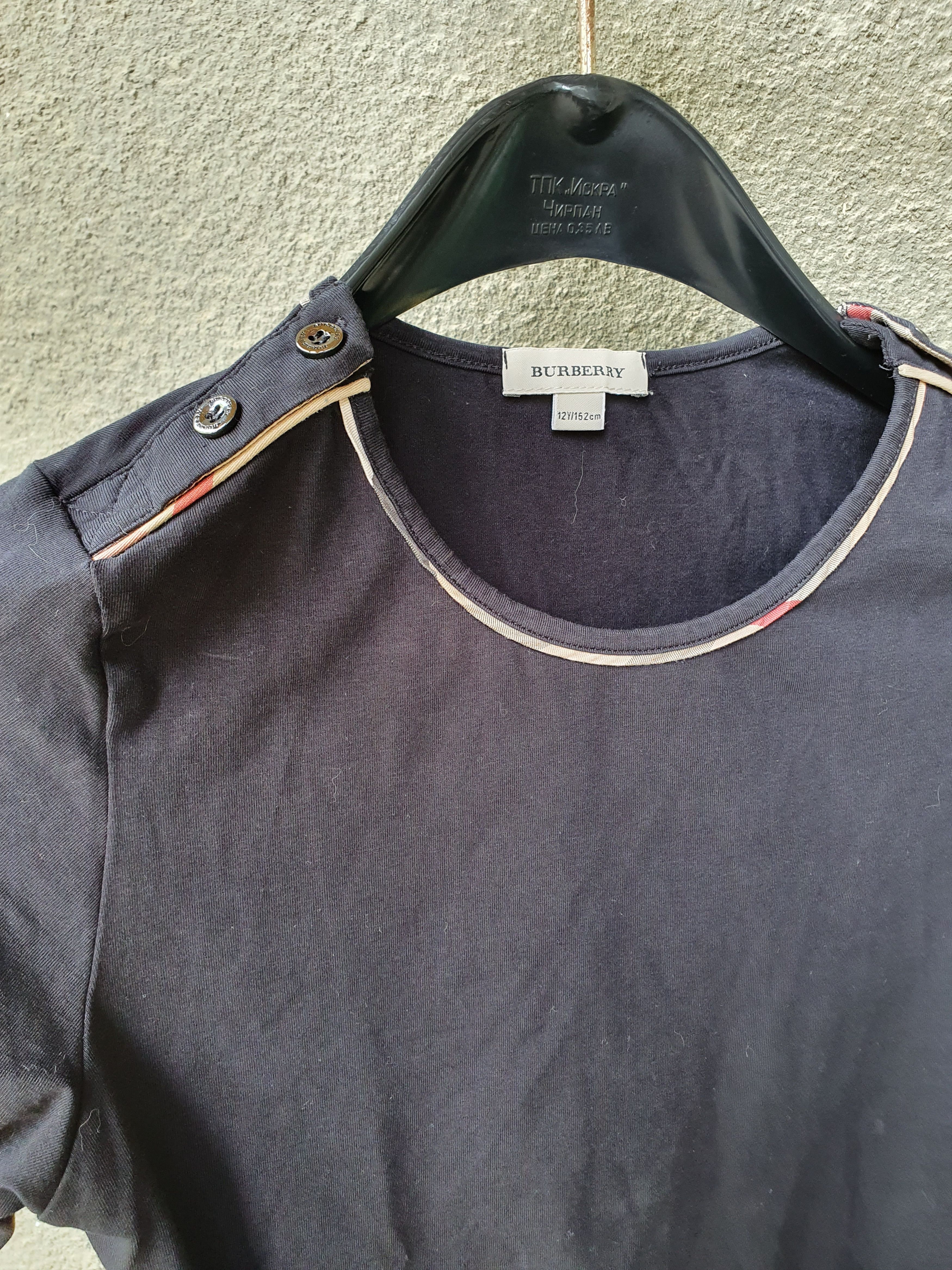 Burberry Burberry Women's long sleeve black t-shirt,sz XS (152cm) Size XS / US 0-2 / IT 36-38 - 3 Thumbnail