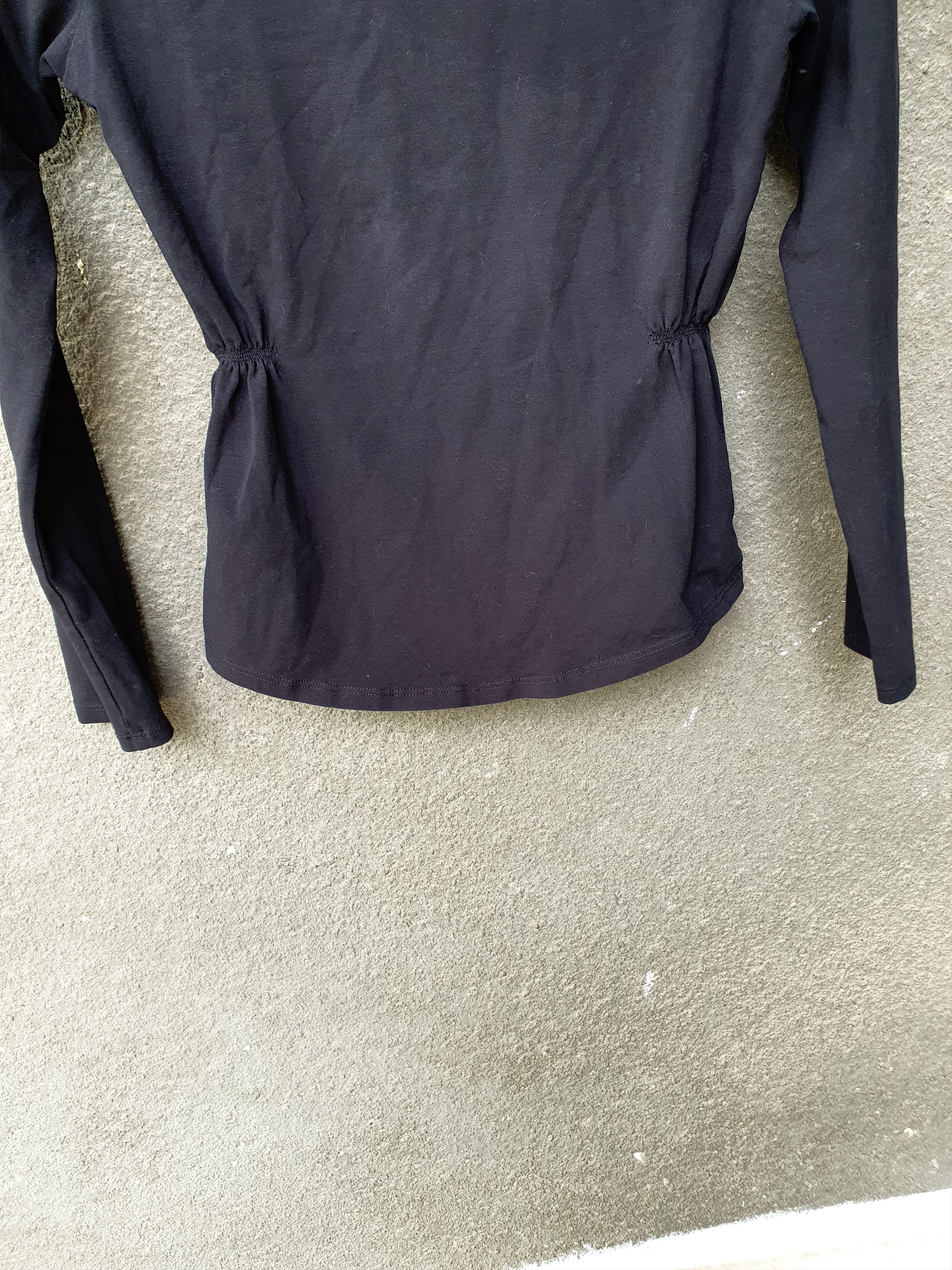 Burberry Burberry Women's long sleeve black t-shirt,sz XS (152cm) Size XS / US 0-2 / IT 36-38 - 11 Thumbnail