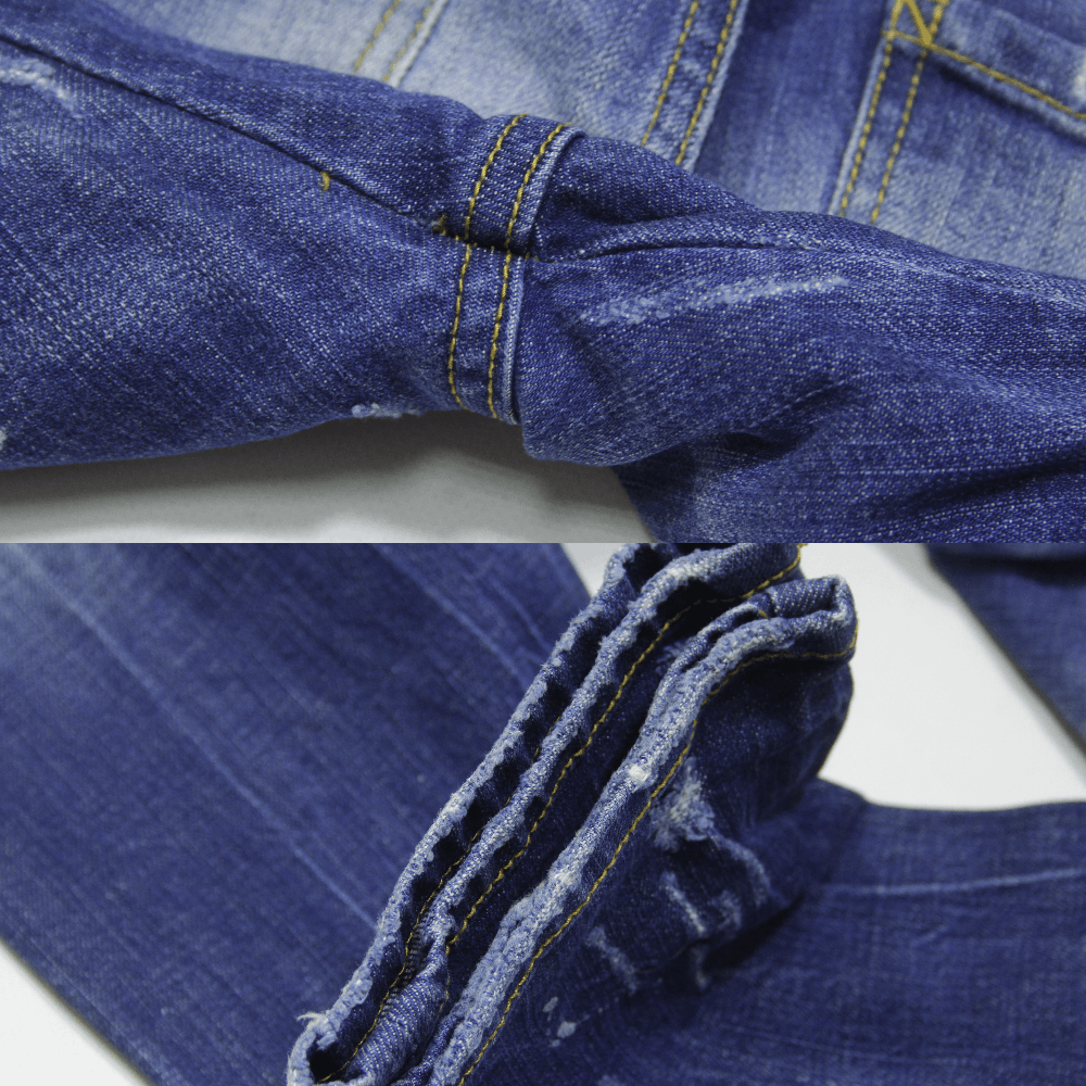 Dsquared2 Classic Kenny Twist Painted Jeans Size US 28 / EU 44 - 8 Thumbnail