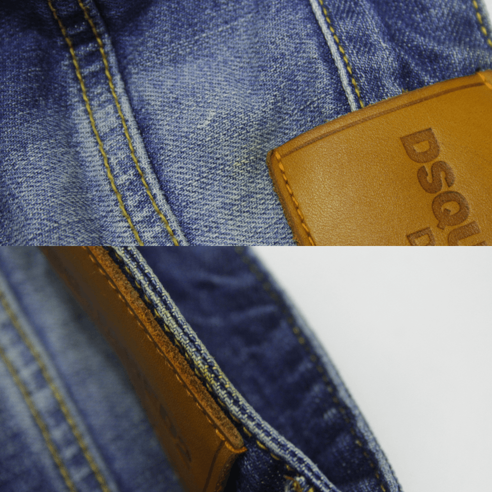 Dsquared2 Classic Kenny Twist Painted Jeans Size US 28 / EU 44 - 9 Thumbnail