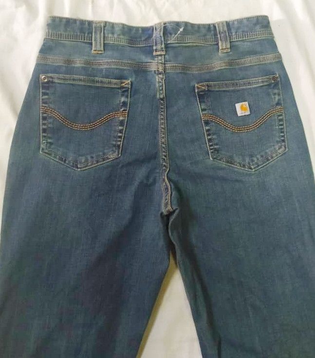 Carhartt blue denim jeans