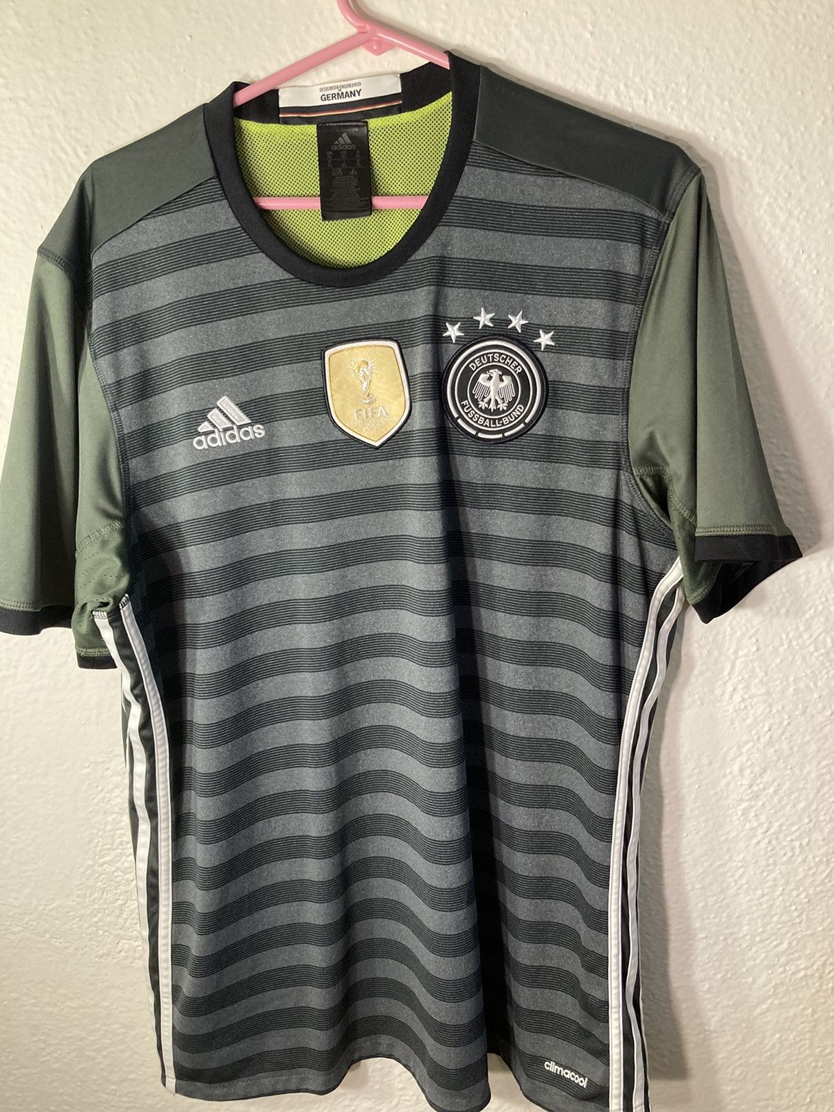 Adidas Germany Away Jersey with World Cup Champion patch Size US XL / EU 56 / 4 - 1 Thumbnail