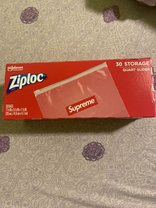 Supreme Supreme Ziploc bags box of 30 Grailed