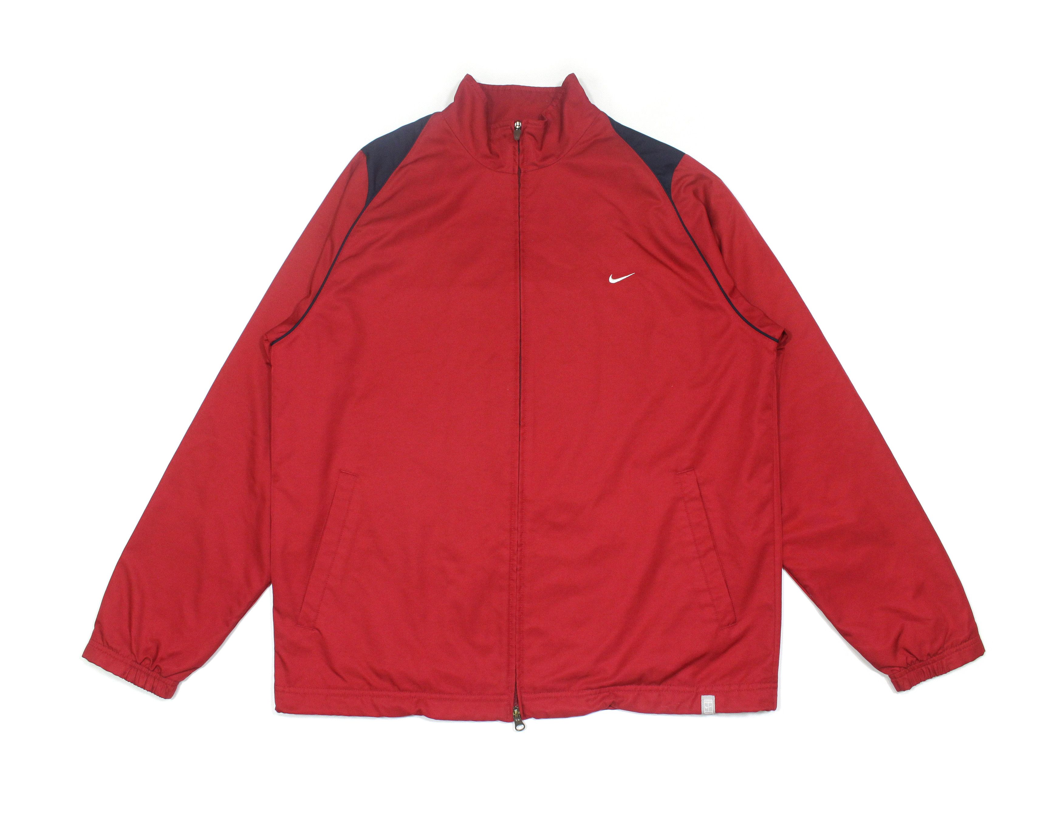 Nike Swoosh Logo Red Court Sport Jacket Size US L / EU 52-54 / 3 - 1 Thumbnail