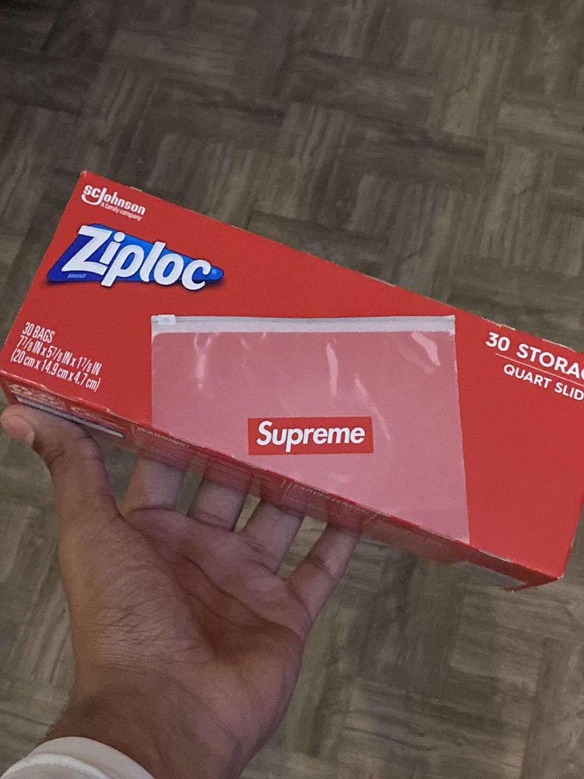 Supreme Supreme Ziploc Bags (1 box) Grailed