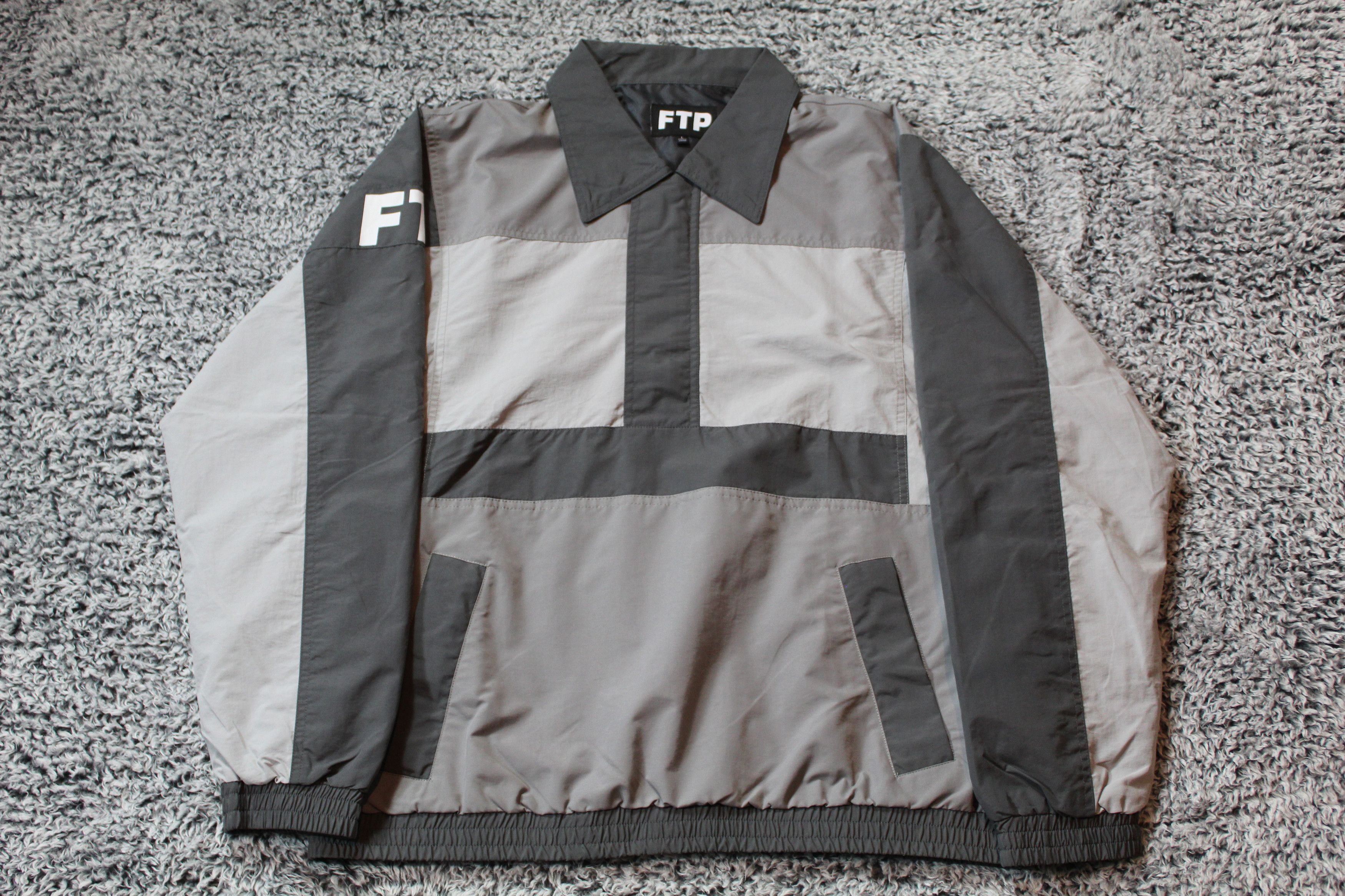 Fuck The Population FTP Color Block Track Jacket (Gray) | Grailed