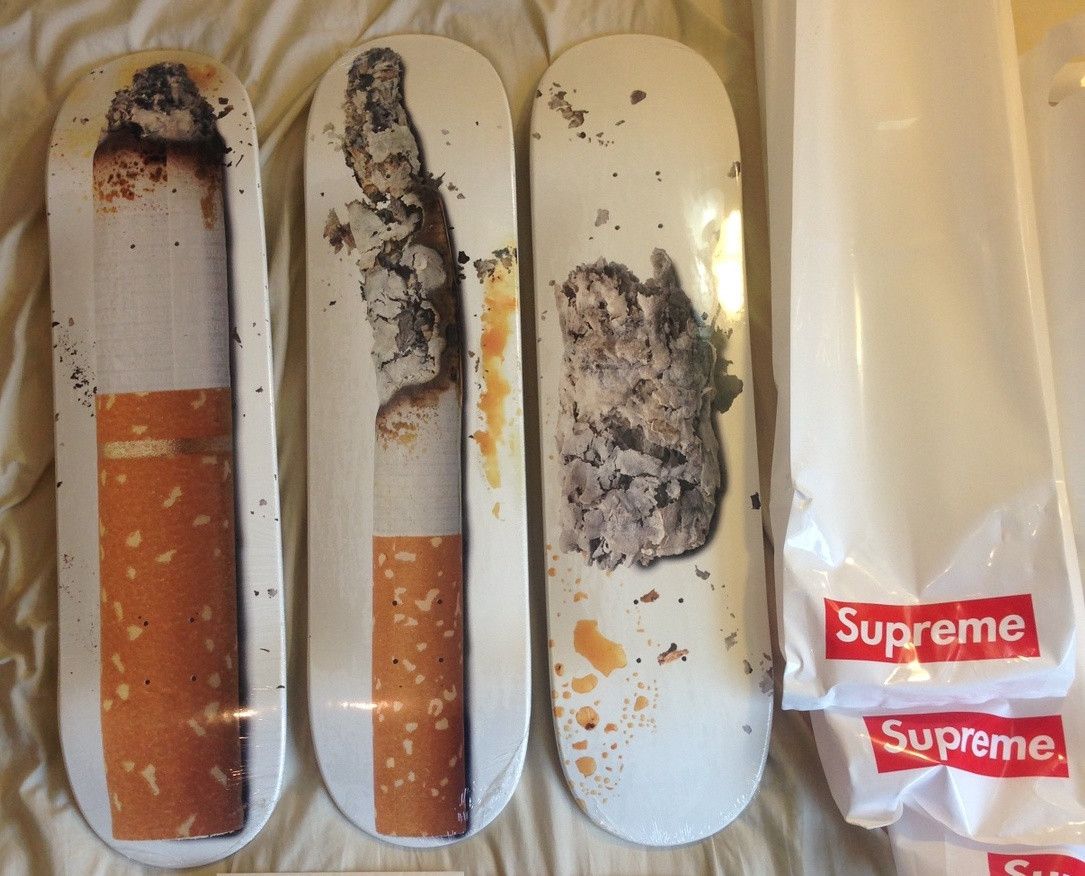 Supreme Supreme Urs Fischer Cigarette Decks Complete Set toasted