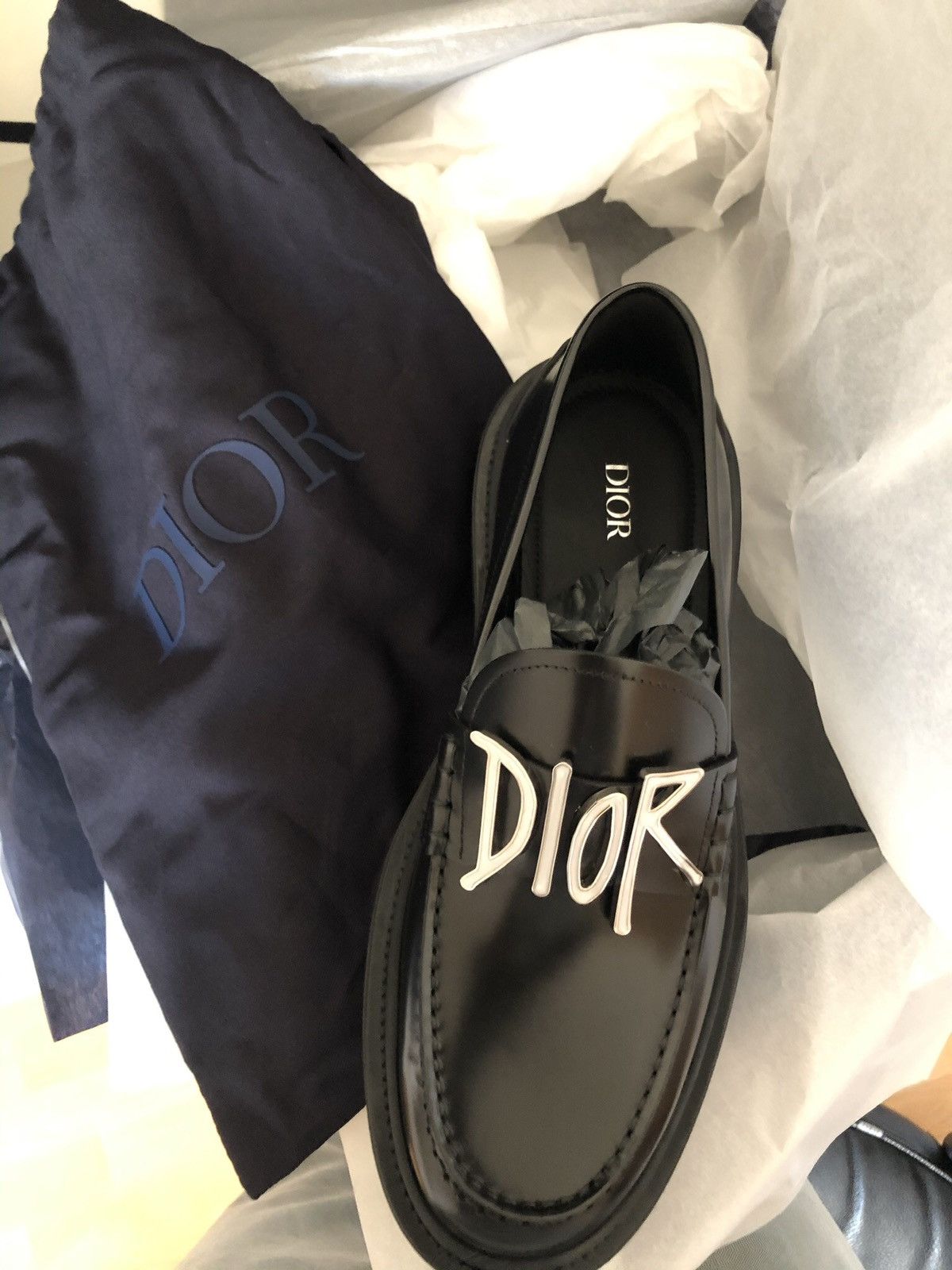 Dior Shown Stussyコラボ ローファー DIOR EXPLORER - 靴