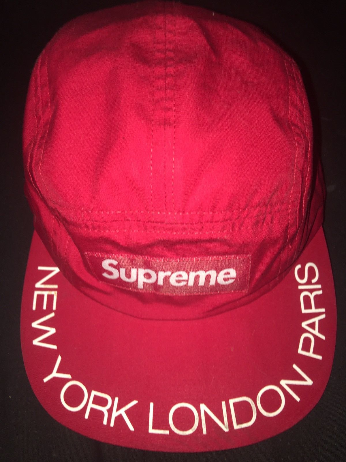 Hat Supreme Red size 59 cm in Cotton - 29747113