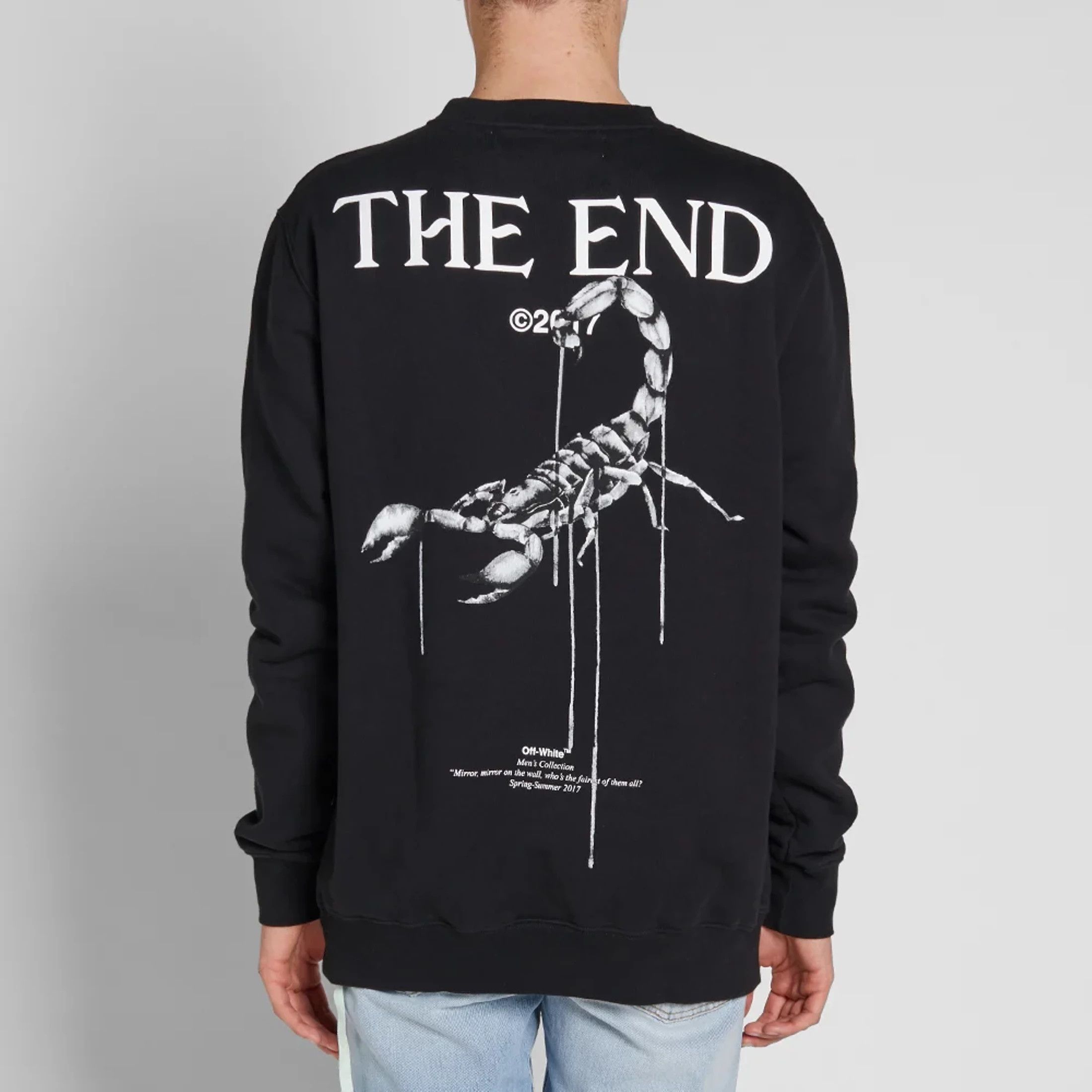Off-White Off-White Othelo's Scorpion Crew Black rare Size US XS / EU 42 / 0 - 1 Thumbnail