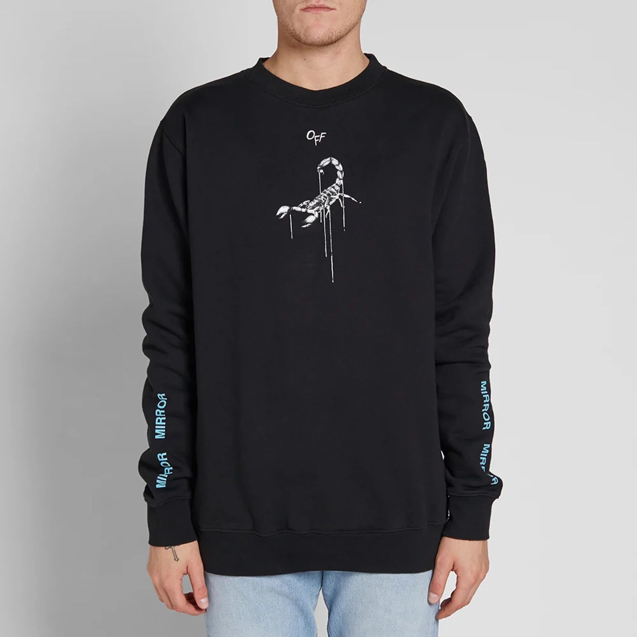 Off-White Off-White Othelo's Scorpion Crew Black rare Size US XS / EU 42 / 0 - 2 Thumbnail