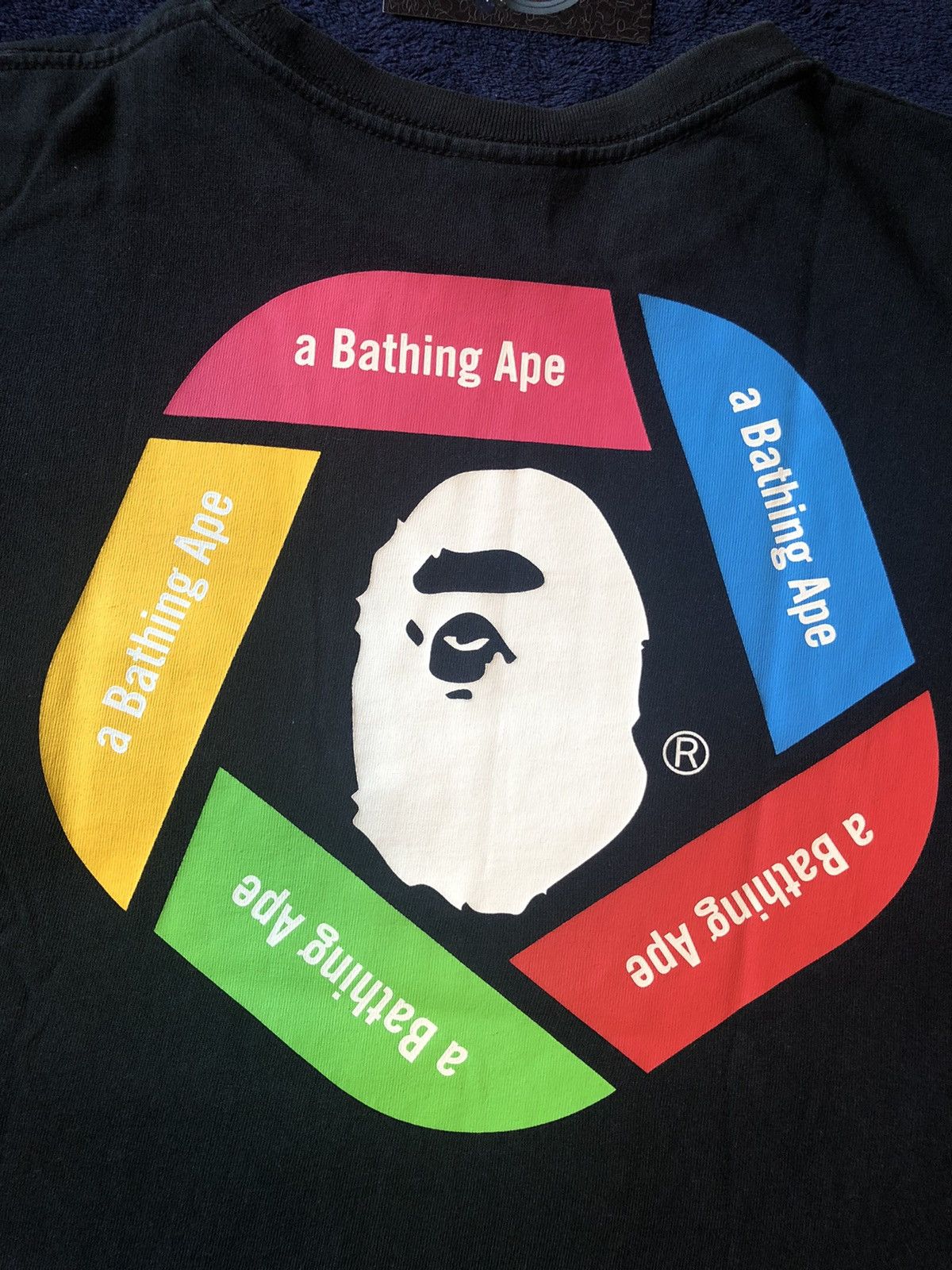 Bape Bape MultiColor Olympics Logo Tee Size US S / EU 44-46 / 1 - 4 Thumbnail