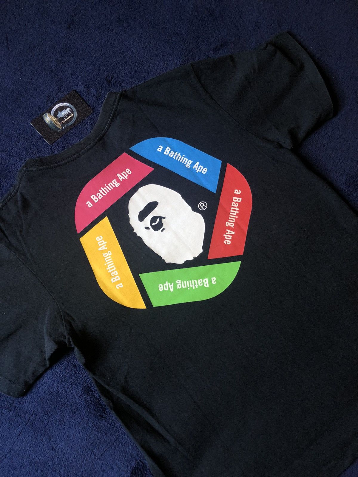 Bape Bape MultiColor Olympics Logo Tee Size US S / EU 44-46 / 1 - 3 Thumbnail
