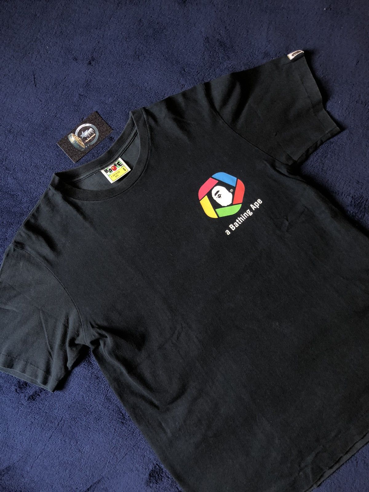 Bape Bape MultiColor Olympics Logo Tee Size US S / EU 44-46 / 1 - 1 Thumbnail