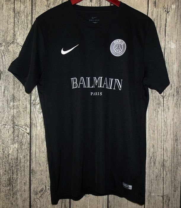 Paris x balmain football hot sale shirt