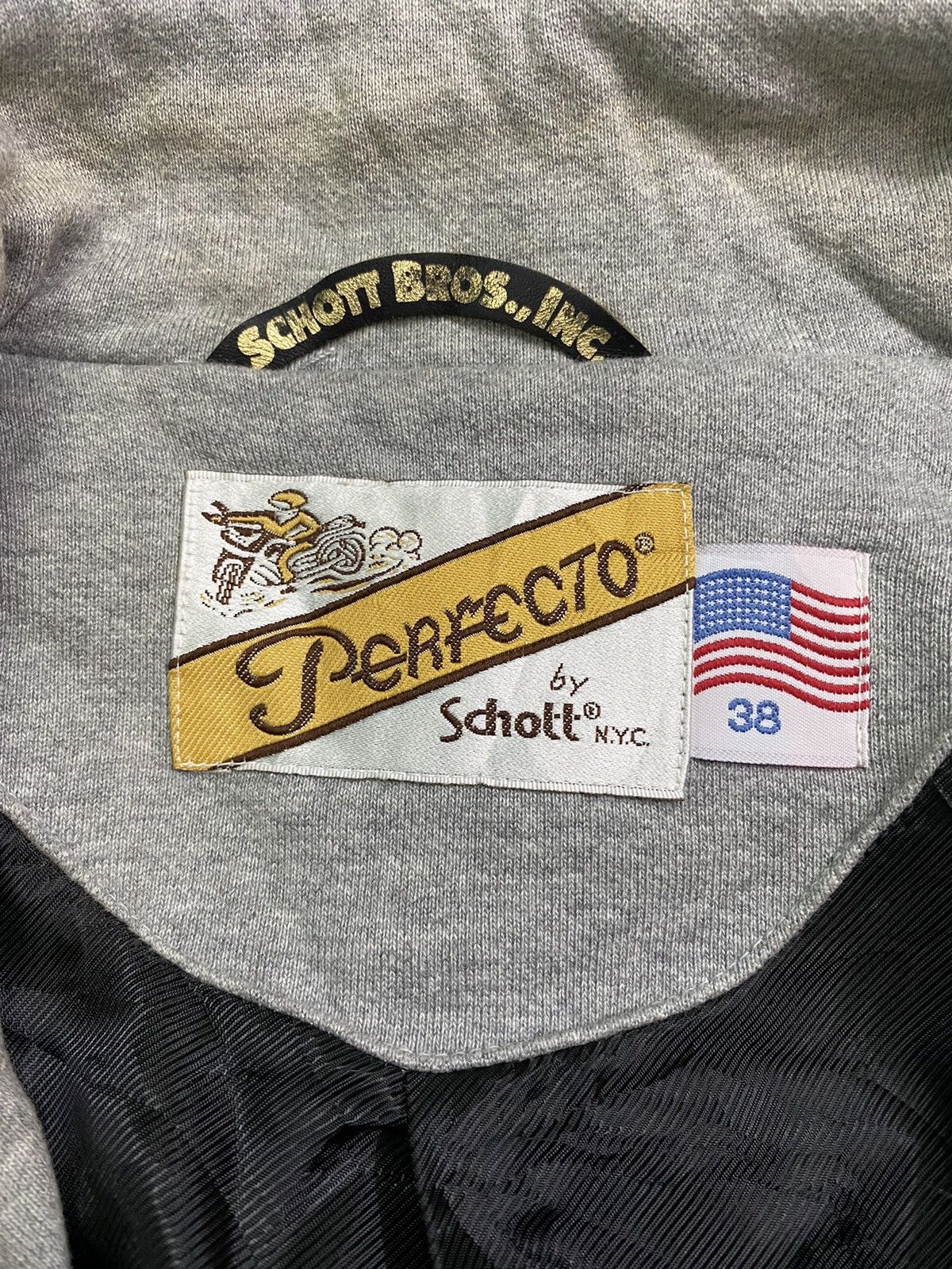 Schott DELETE ANYTIME SCHOOT PERFECTO COTTON BIKERS JACKET Size US S / EU 44-46 / 1 - 8 Thumbnail