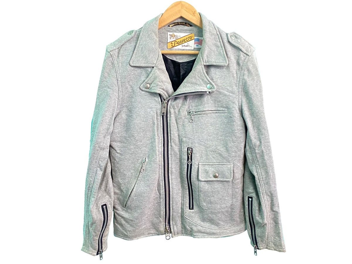 Schott DELETE ANYTIME SCHOOT PERFECTO COTTON BIKERS JACKET Size US S / EU 44-46 / 1 - 3 Thumbnail