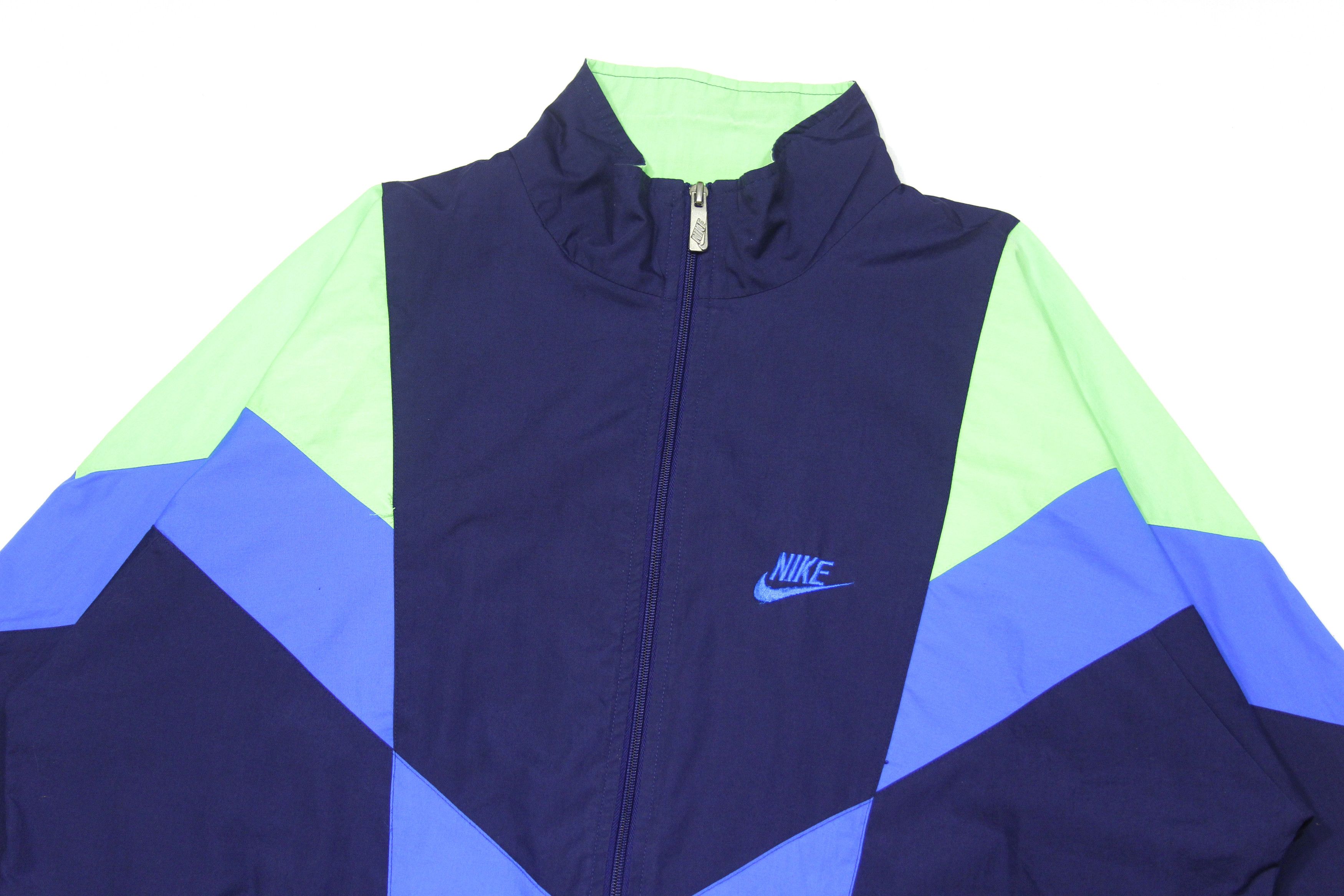 Nike 90S Logo Multicolor Jacket Size US L / EU 52-54 / 3 - 3 Thumbnail