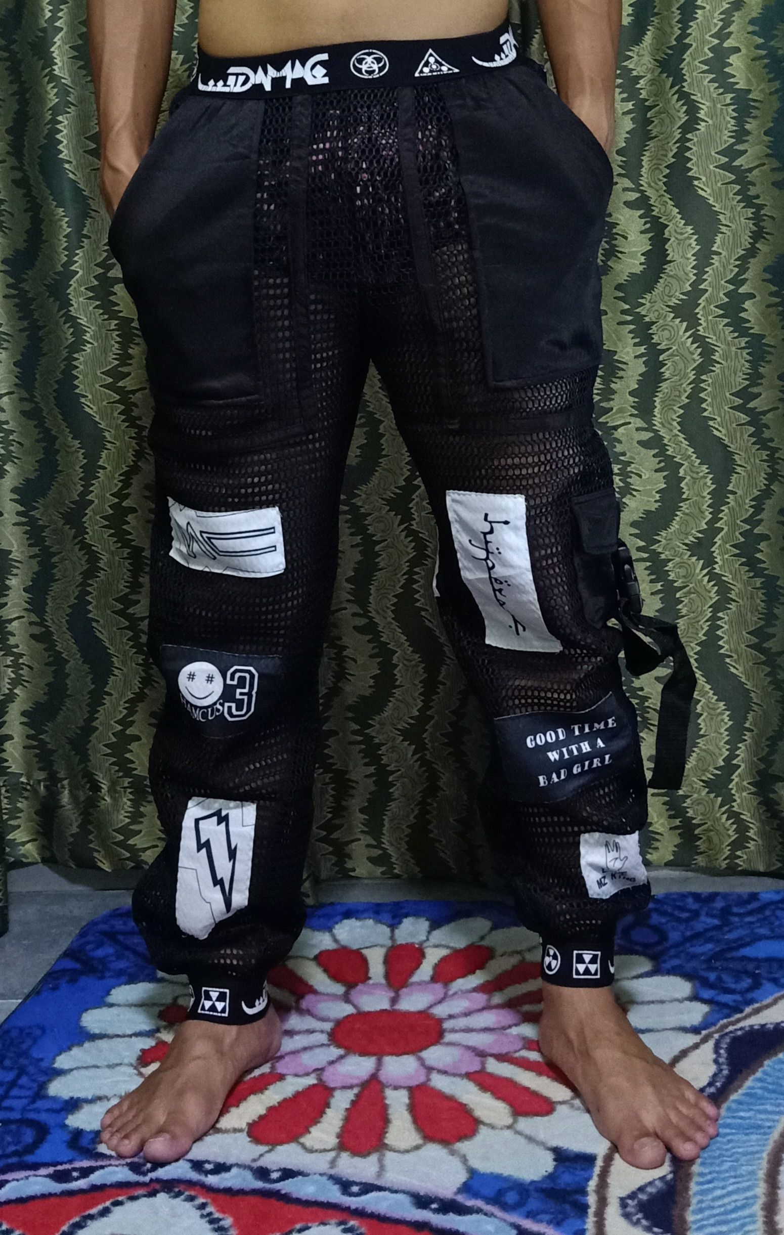 Other Cargo Harem Net Tactical Hip-hop Patches pants Size US 30 / EU 46 - 9 Thumbnail
