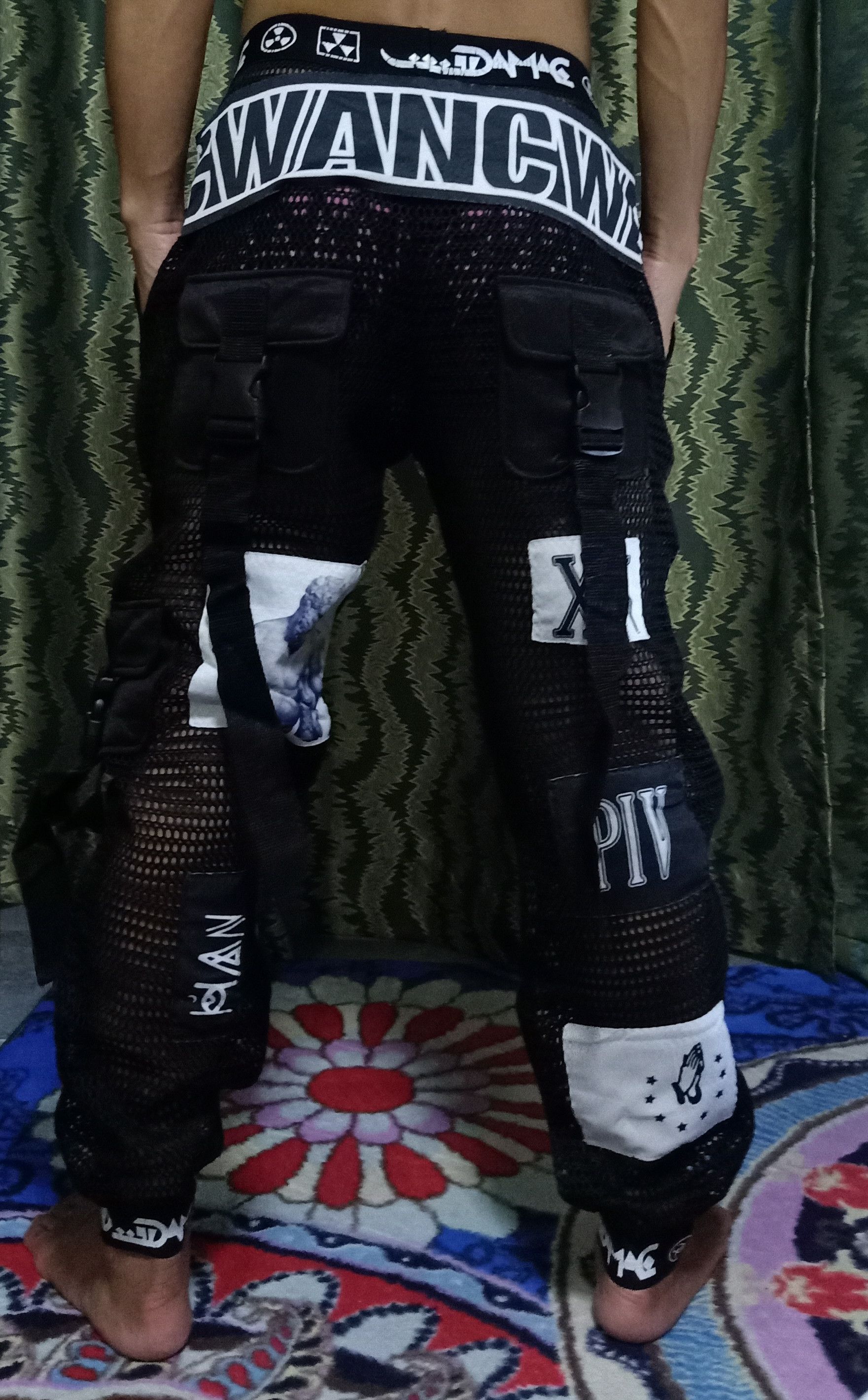 Other Cargo Harem Net Tactical Hip-hop Patches pants Size US 30 / EU 46 - 10 Thumbnail