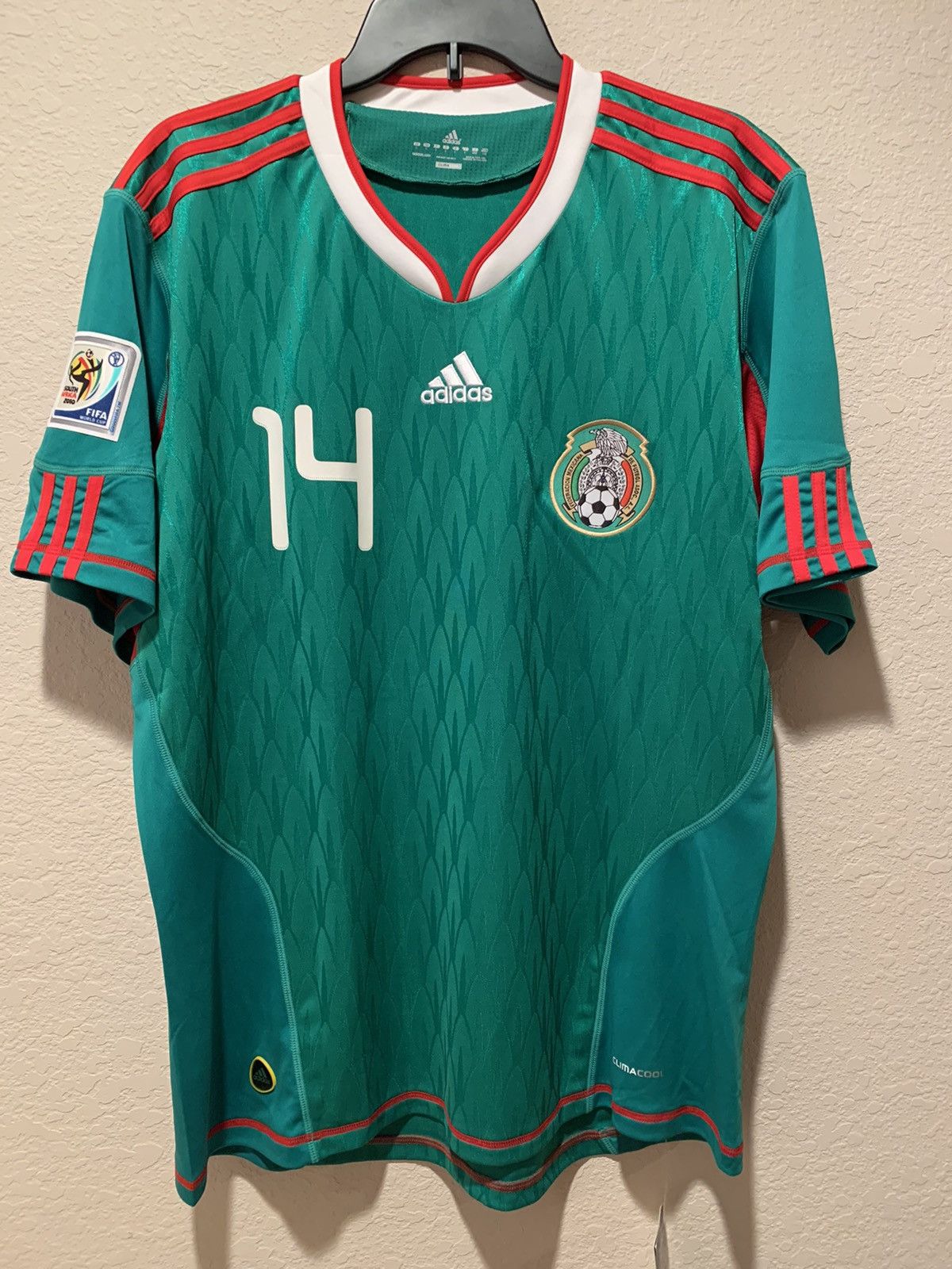 Adidas Mexico 2010 World Cup Jersey Home Chicharito 14