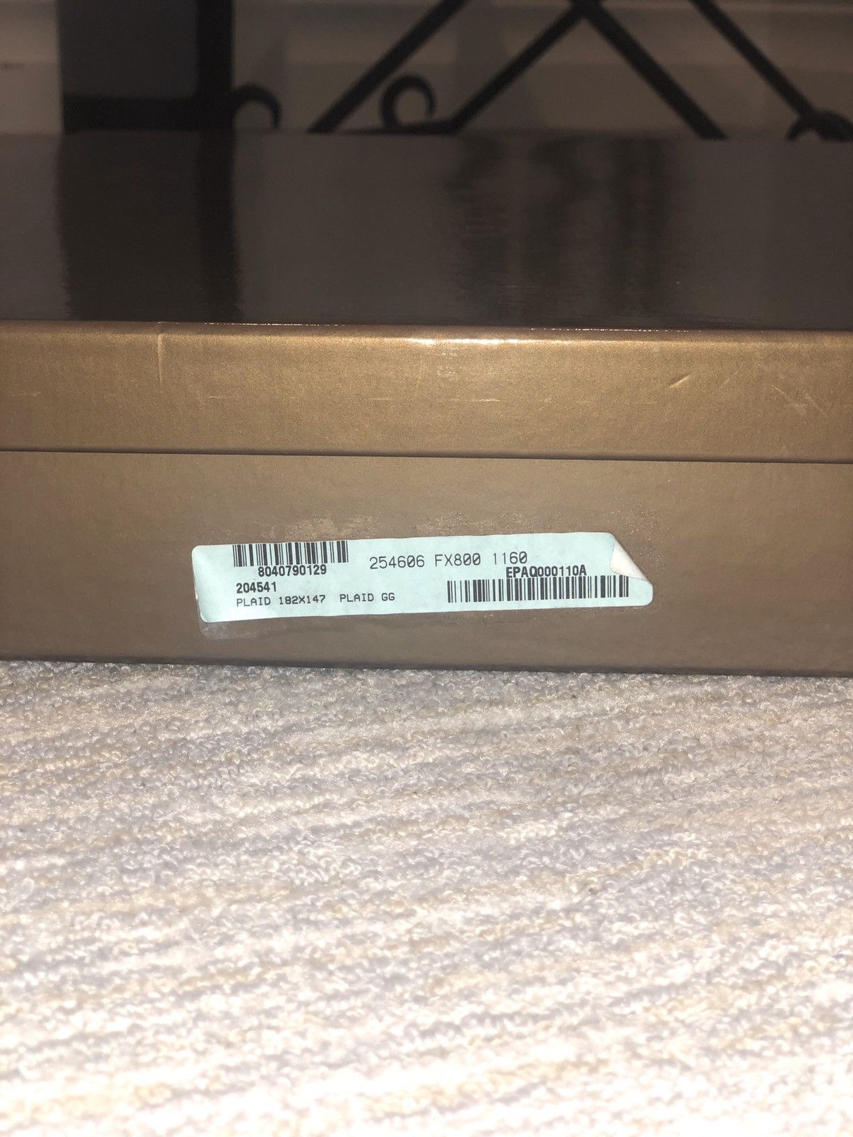 Gucci Gucci “Double G” Throw Blanket Size ONE SIZE - 3 Thumbnail