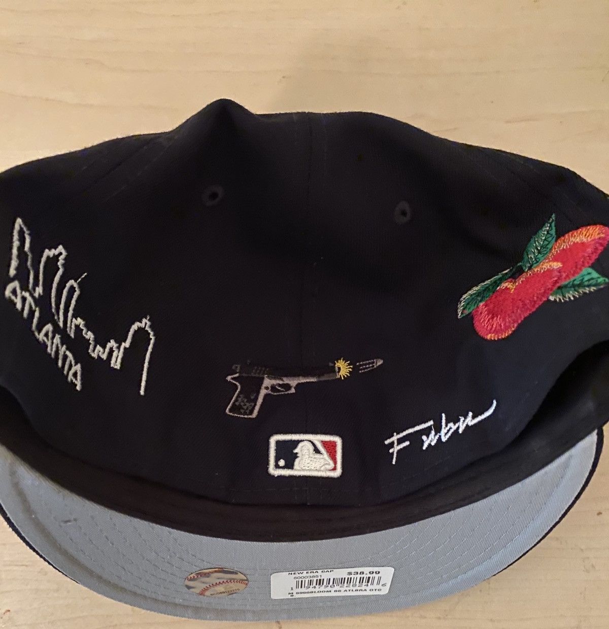 Custom Comme Des Garcon X ATL Braves Trucker hat on sale