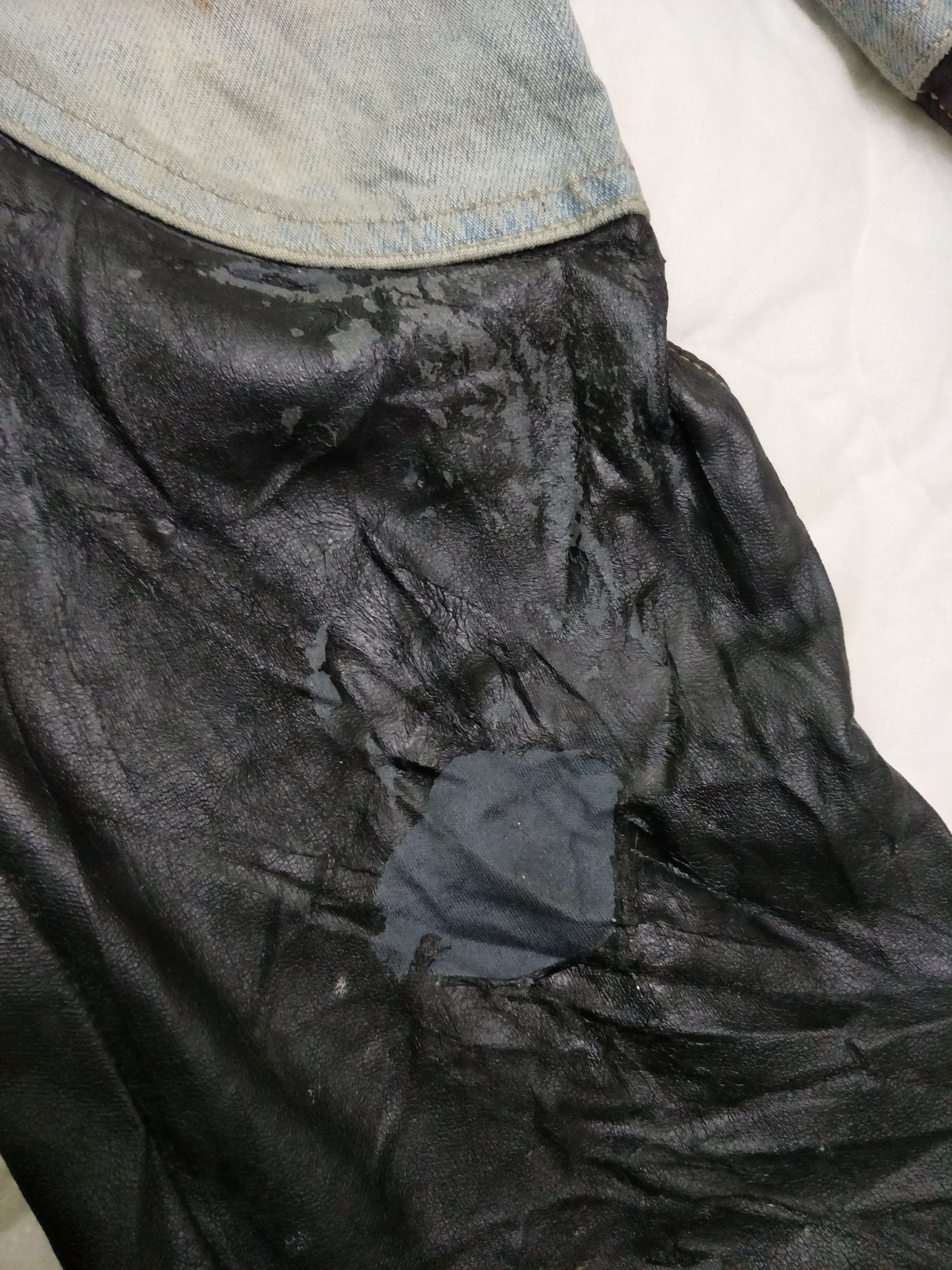 Maison MIHARA YASUHIRO Miharayasuhiro Hybrid Skinny Distress Denim Size US 29 - 12 Thumbnail