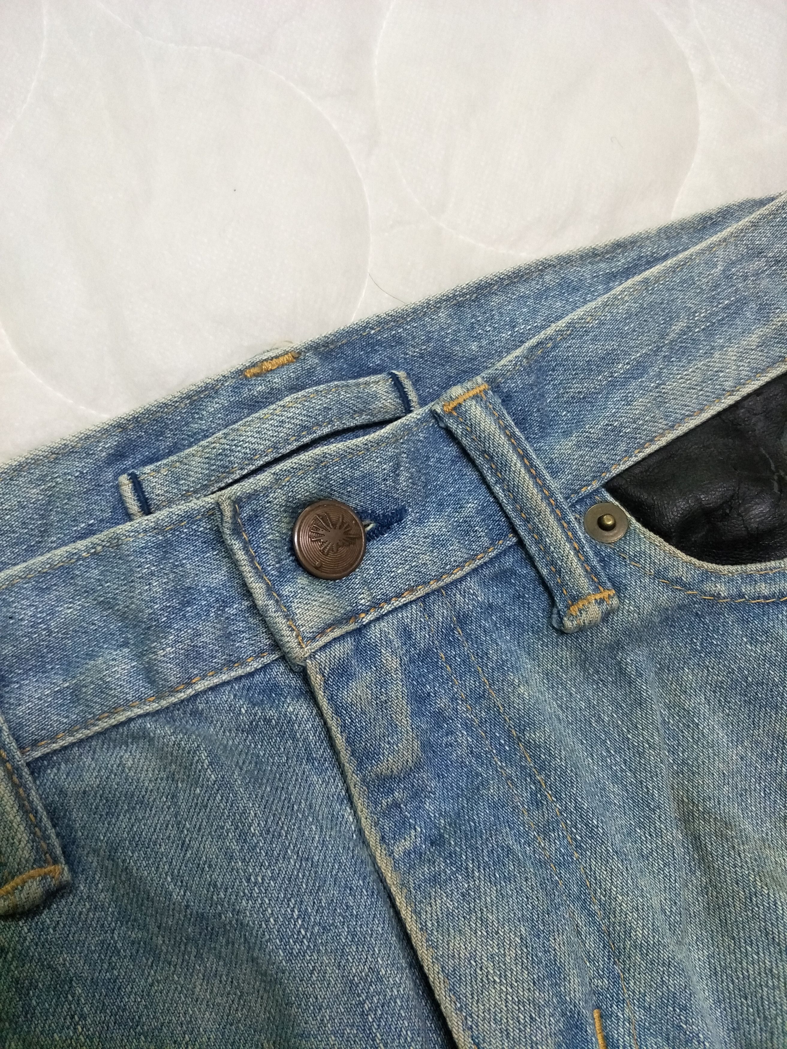 Maison MIHARA YASUHIRO Miharayasuhiro Hybrid Skinny Distress Denim Size US 29 - 6 Thumbnail