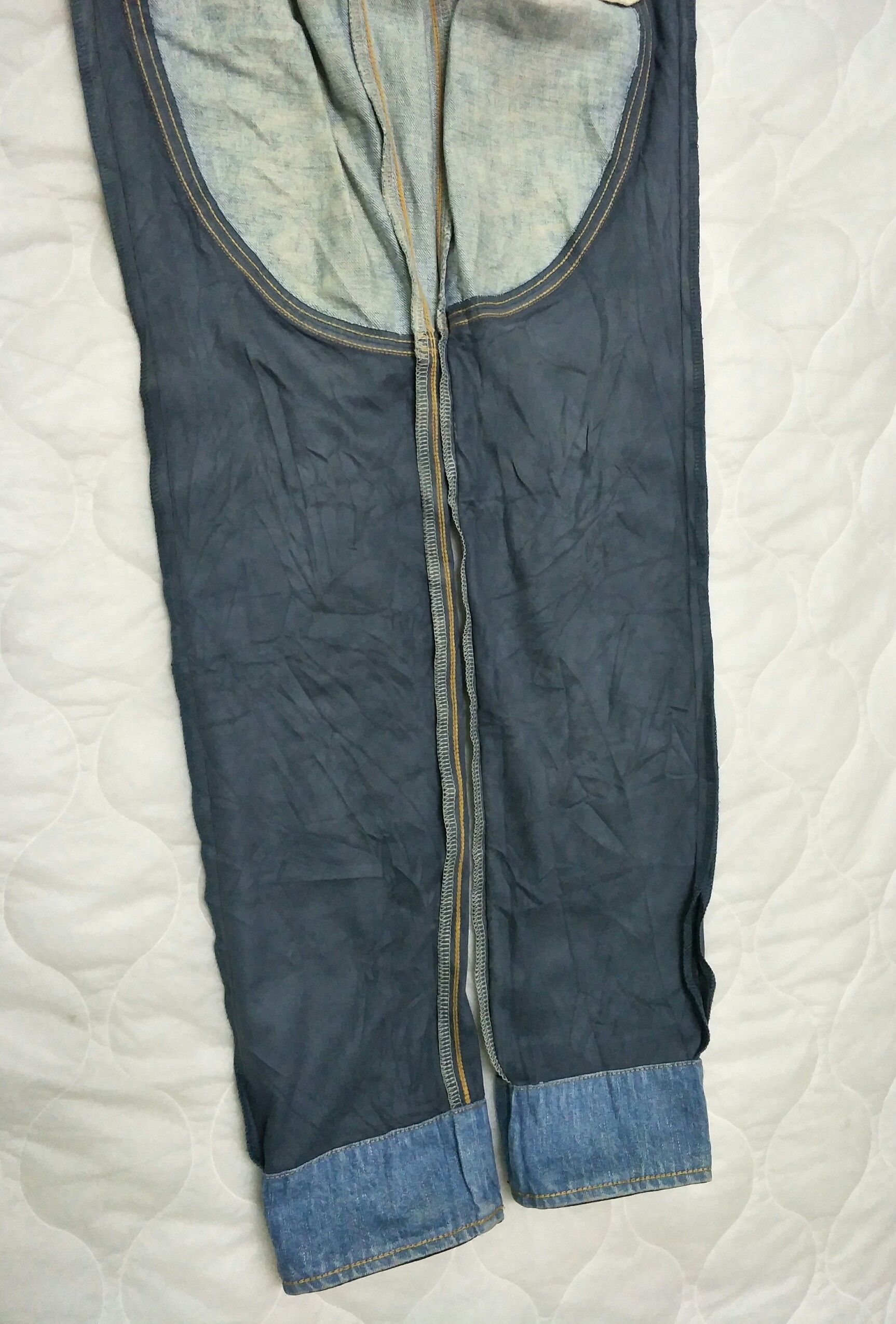 Maison MIHARA YASUHIRO Miharayasuhiro Hybrid Skinny Distress Denim Size US 29 - 9 Thumbnail