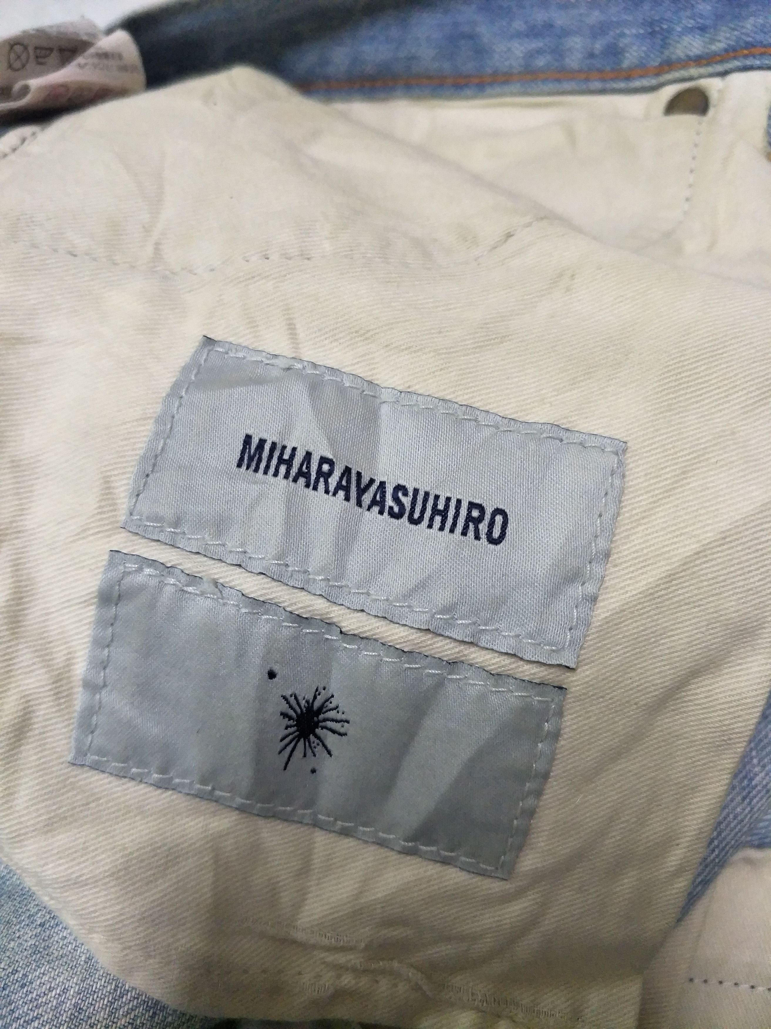 Maison MIHARA YASUHIRO Miharayasuhiro Hybrid Skinny Distress Denim Size US 29 - 14 Thumbnail