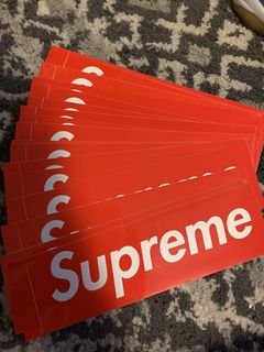 Supreme box clearance logo stickers bulk