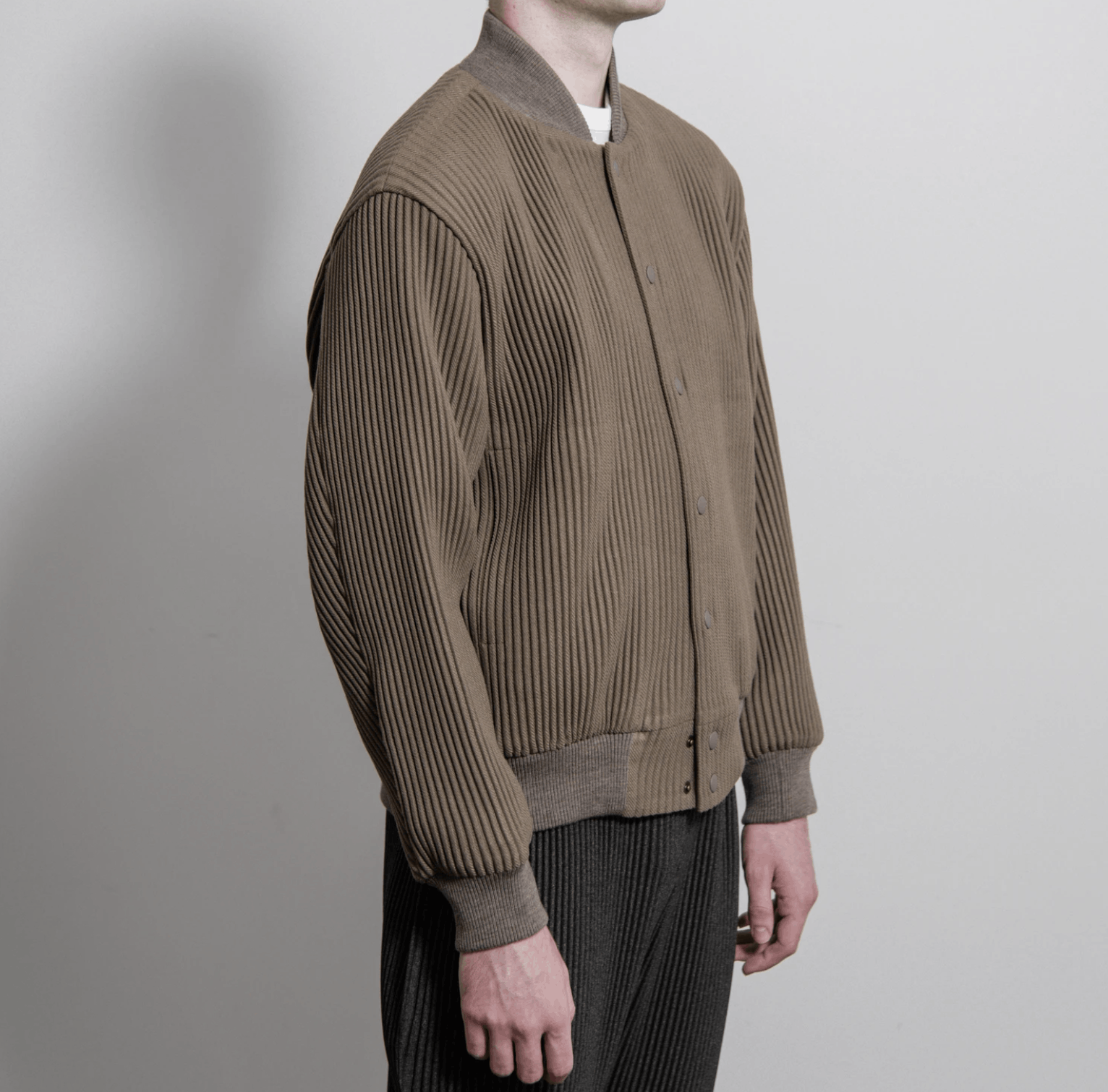 Issey Miyake Homme Plisse Issey Miyake Wool Like Pleated Bomber | Grailed