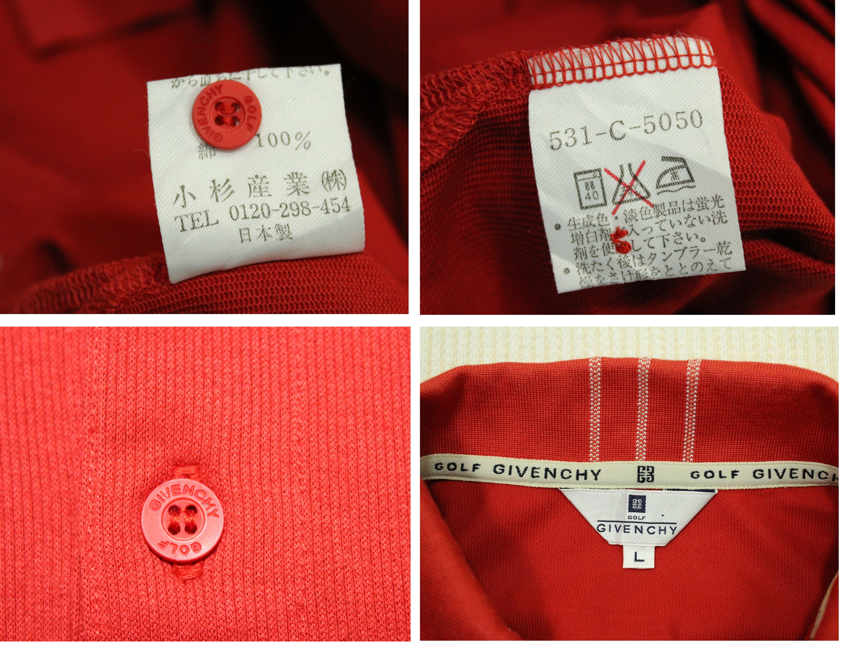 Givenchy Vintage GIVENCHY Shirt Polos Embroidery Logo Size US L / EU 52-54 / 3 - 7 Thumbnail
