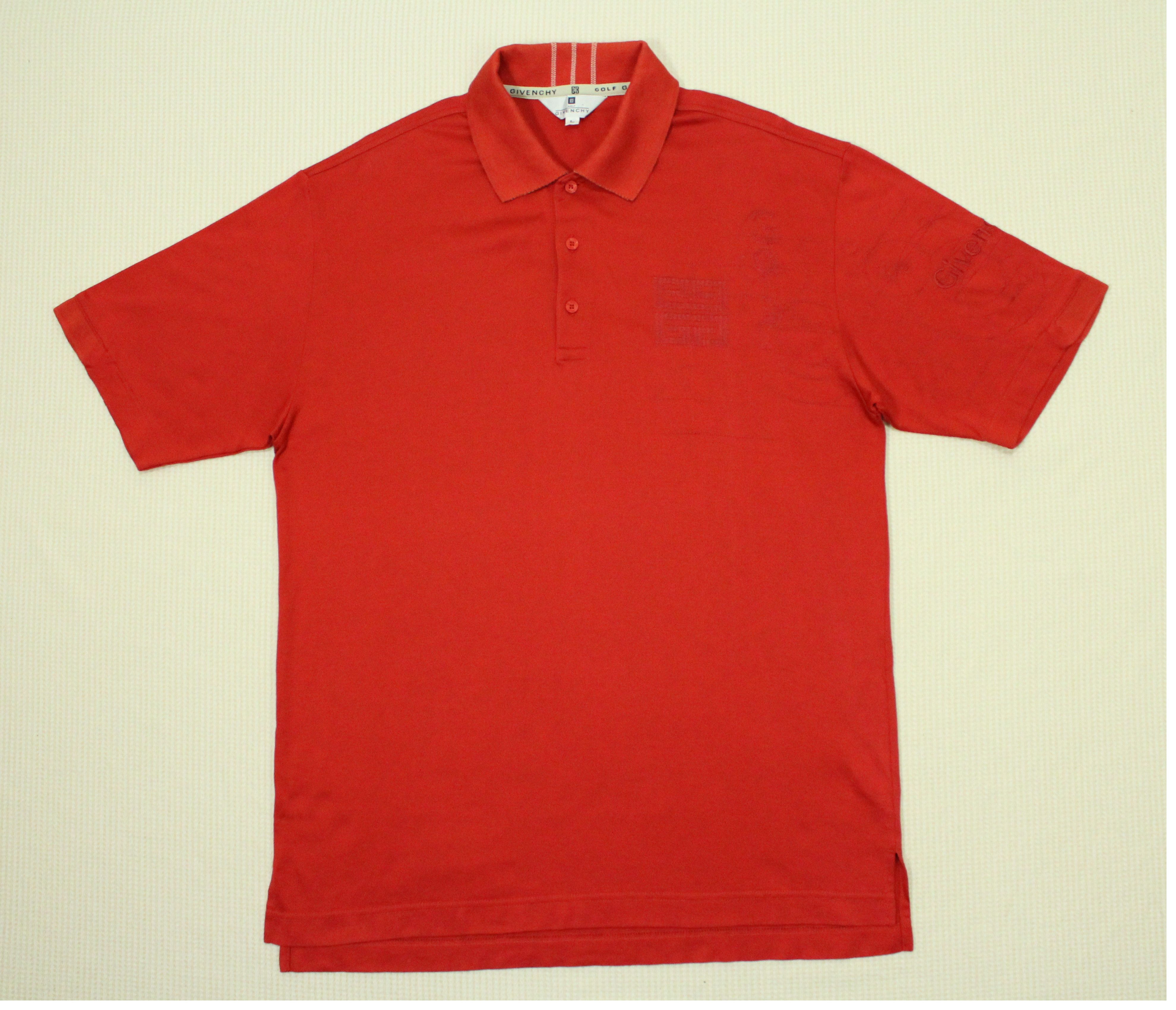 Givenchy Vintage GIVENCHY Shirt Polos Embroidery Logo Size US L / EU 52-54 / 3 - 4 Thumbnail
