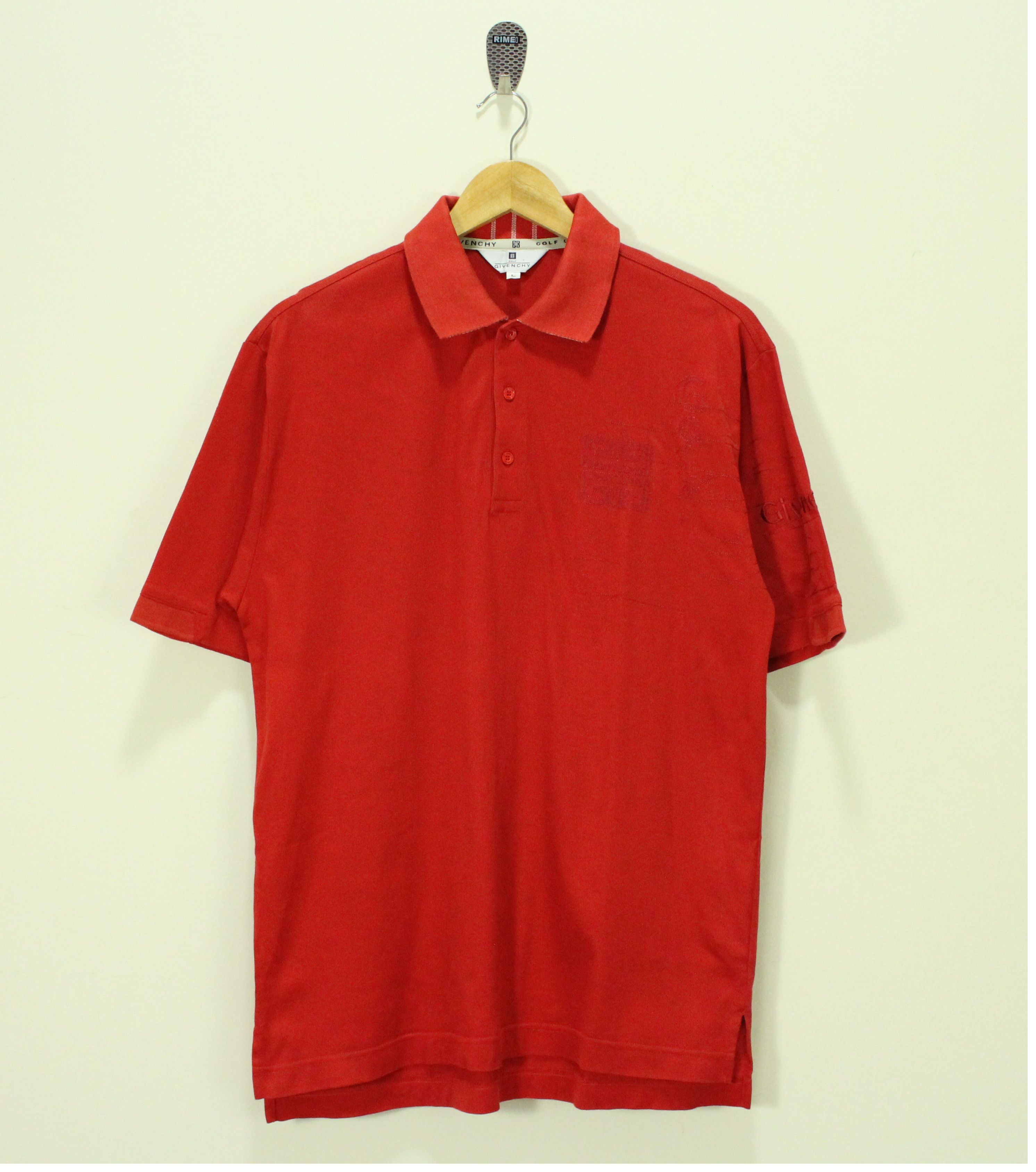 Givenchy Vintage GIVENCHY Shirt Polos Embroidery Logo Size US L / EU 52-54 / 3 - 2 Thumbnail