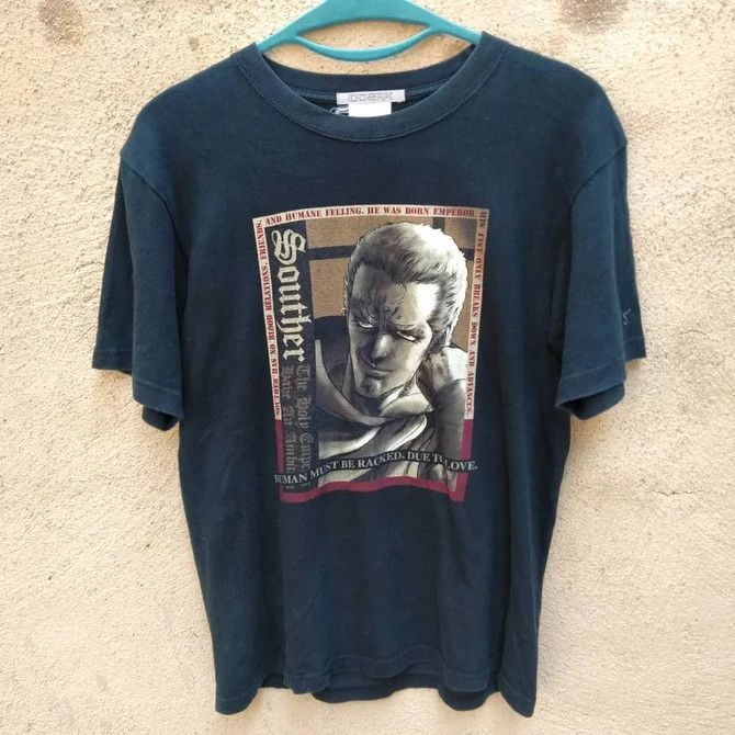 Anime 🔥 RARE! 2000s JAPAN ANIME FIST OF THE NORTH STAR TEE Size US M / EU 48-50 / 2 - 1 Thumbnail