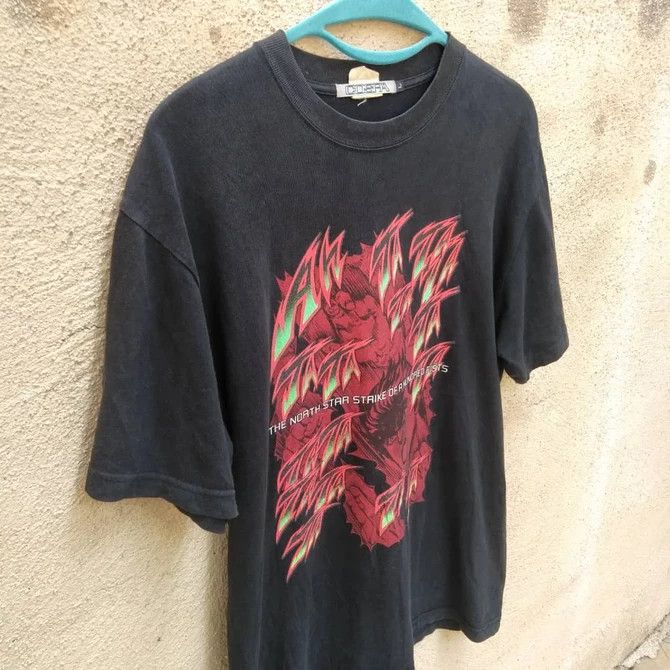 Anime 🔥 RARE!!! JAPAN ANIME FIST OF THE NORTH STAR TE Size US L / EU 52-54 / 3 - 2 Thumbnail