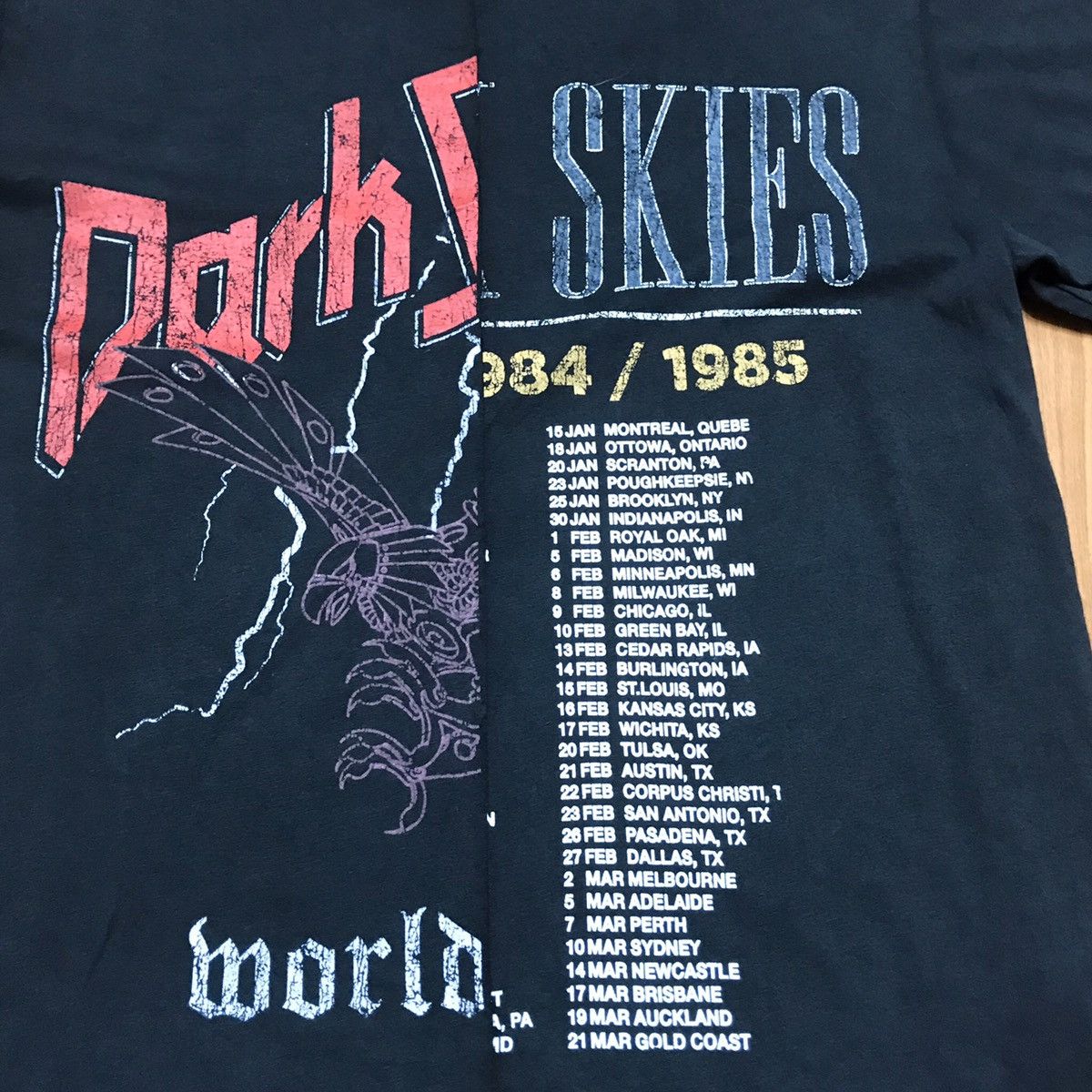 Topman Dark Skies Band Tee Tour - Tops
