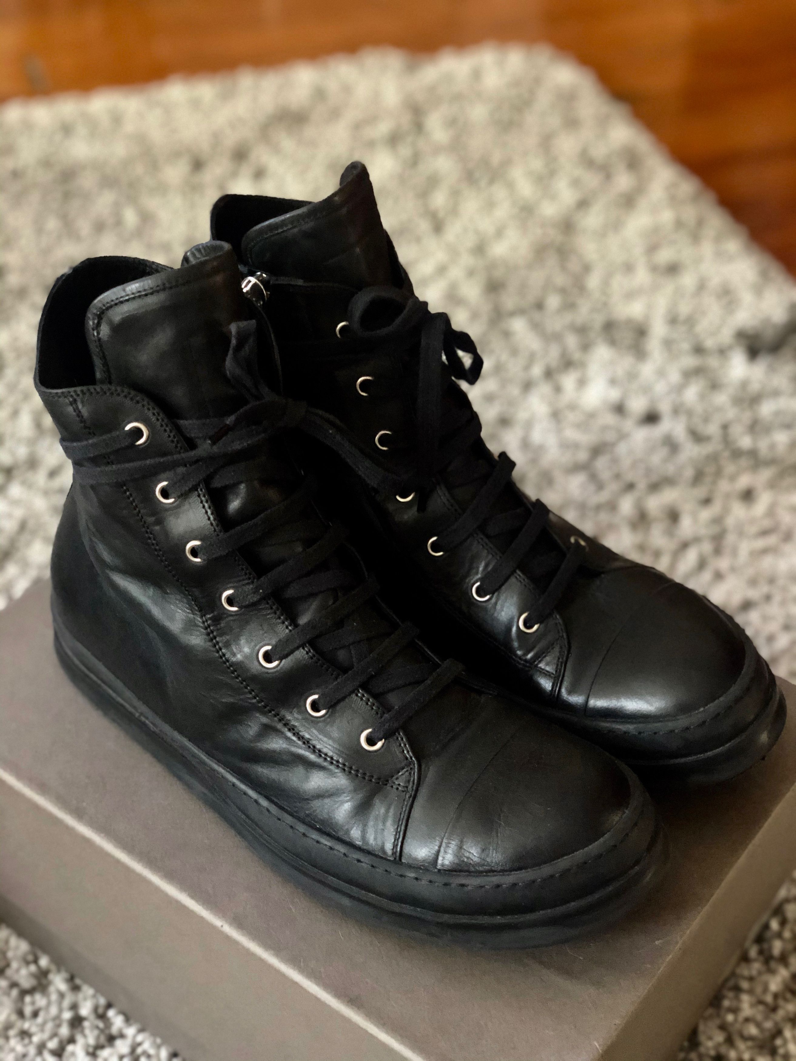 Rick Owens Rick Owens Mainline AW09 'Crust' Ramones in Black