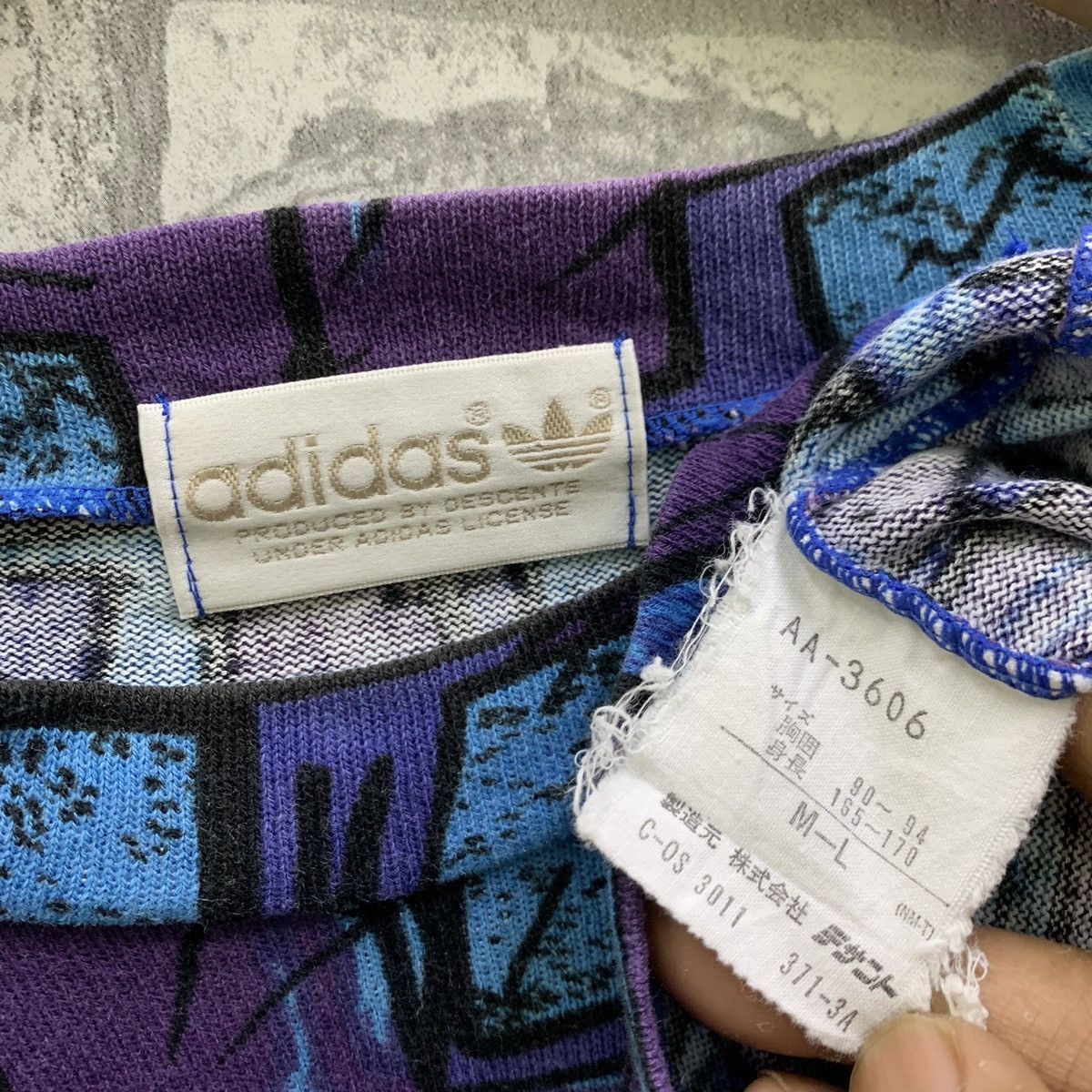 Adidas Vintage 90s Adidas Alloverprint T-shirts Size US L / EU 52-54 / 3 - 7 Thumbnail